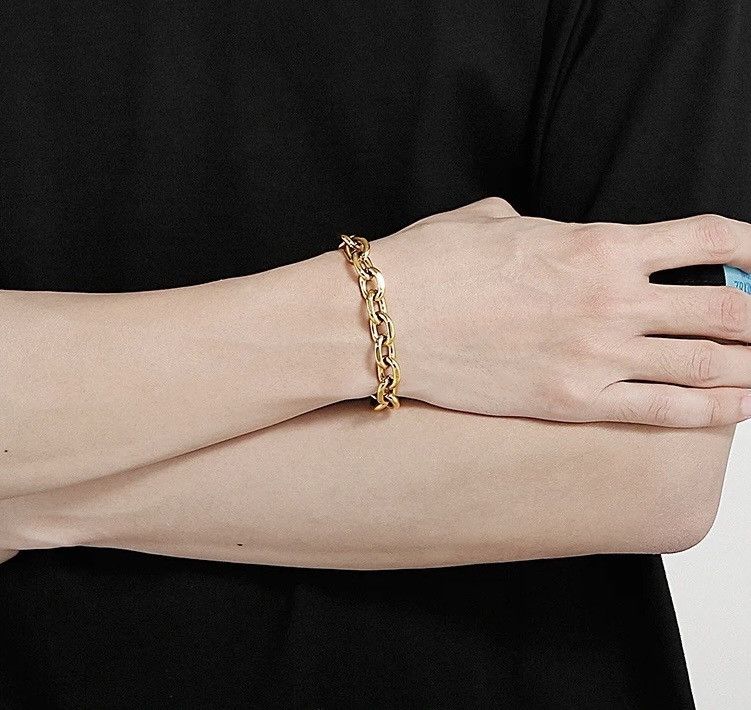 Vintage Vintage 21CM Gold Buckle Bracelet Size ONE SIZE - 4 Thumbnail