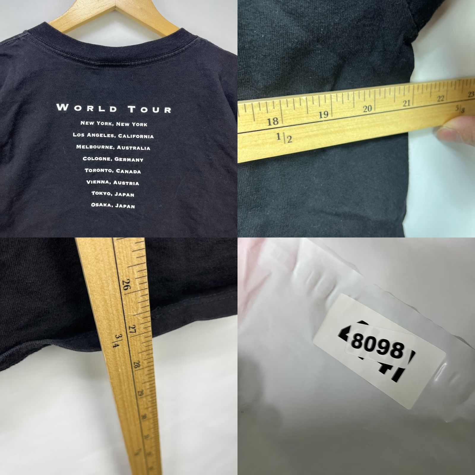 Disney VINTAGE Disney Beauty and the Beast Musical Tour T Shirt Large Broadway Rare Shirt Men L Black 90s Broadway Merch Mens Size US L / EU 52-54 / 3 - 8 Thumbnail