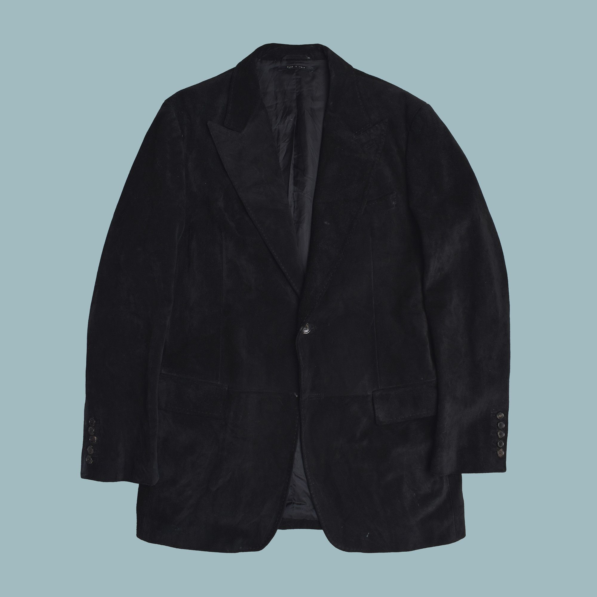 Gucci GUCCI by TOM FORD LEATHER JACKET BLAZER LAPEL Size US L / EU 52-54 / 3 - 1 Thumbnail