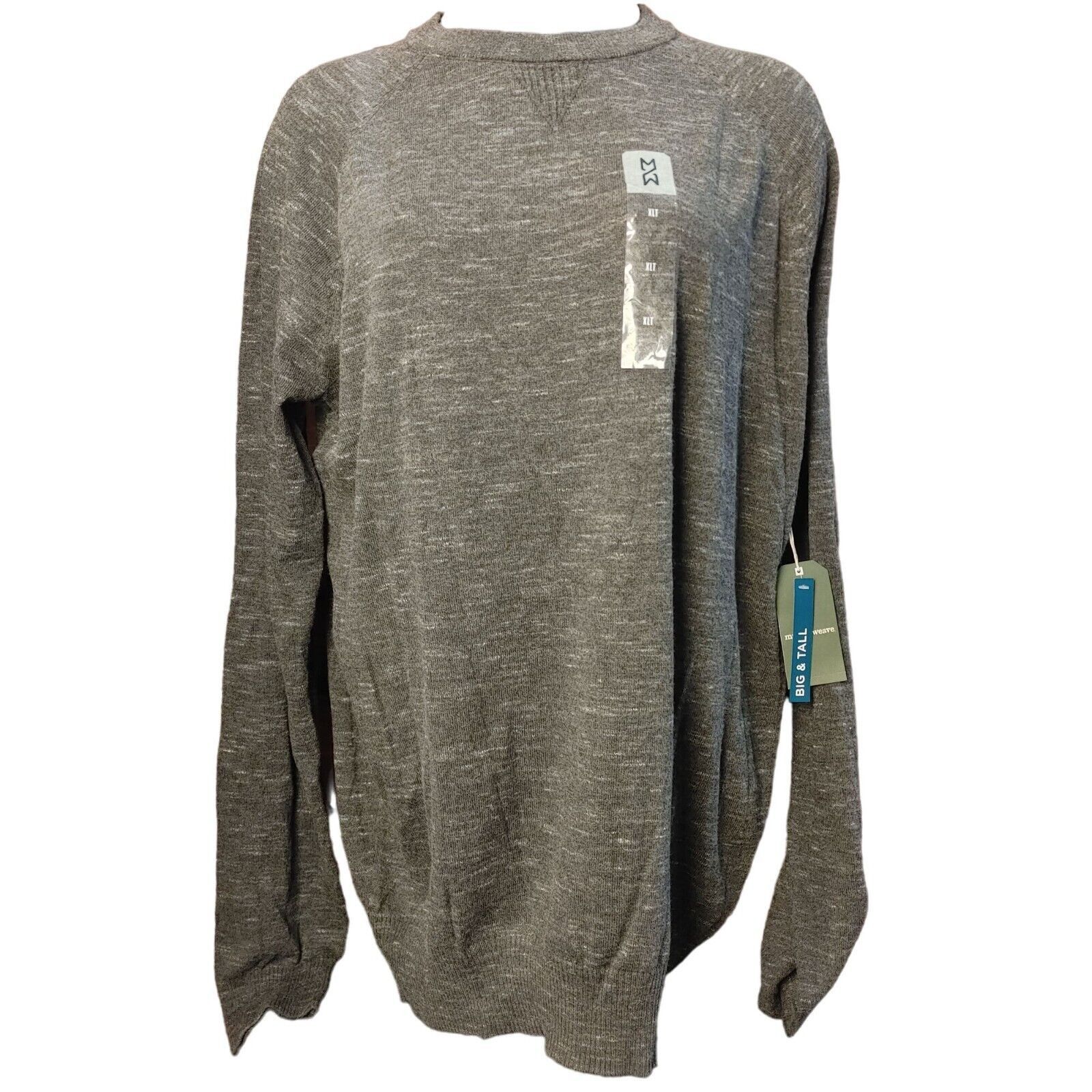 Other Mutual Weave Women's Gray Long Sleeve Crewneck Wool Top XLT Size XL / US 12-14 / IT 48-50 - 1 Thumbnail