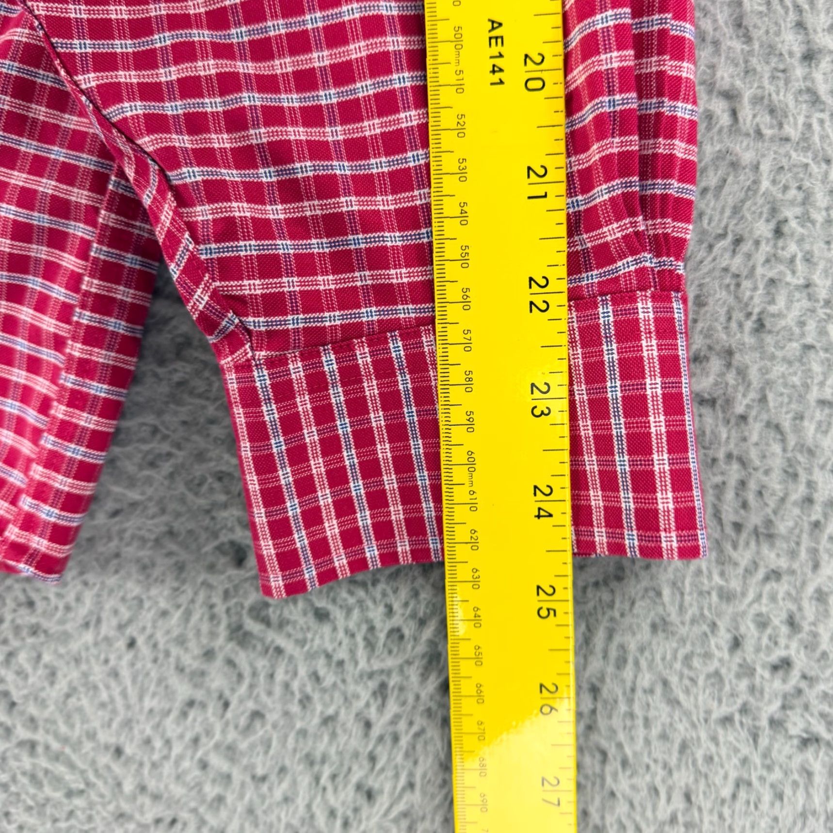 Brooks Brothers Brooks Brothers 1818 Button-Down Shirt Mens XL Red Plaid Long Sleeve Cotton Size US XL / EU 56 / 4 - 7 Thumbnail