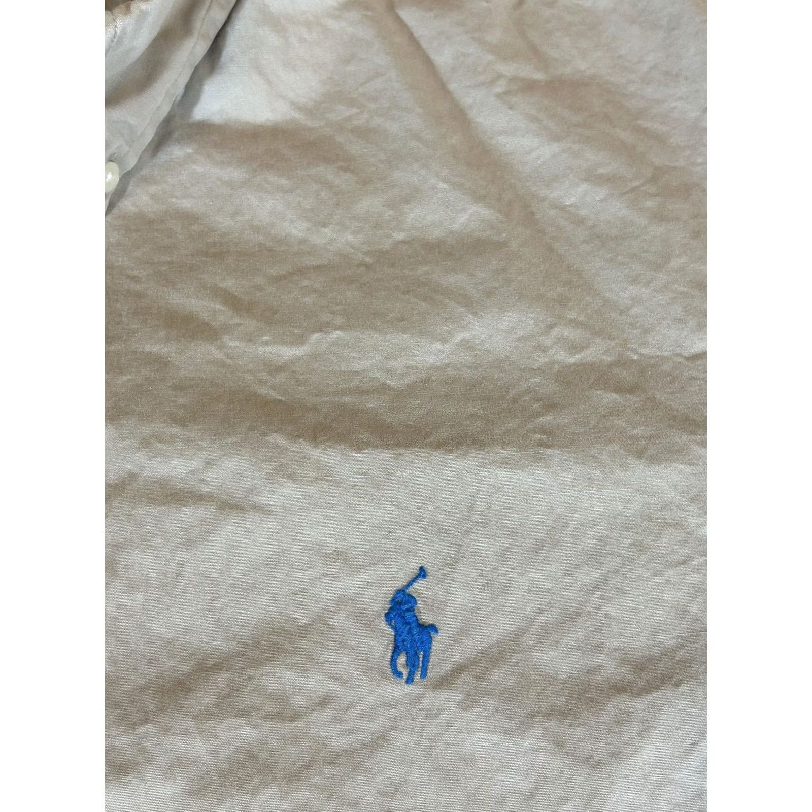 Ralph Lauren Ralph Lauren Shirt Men 2XL Beige Short Sleeve Button Classic Fit XXL Polo Casual Size US XXL / EU 58 / 5 - 2 Thumbnail