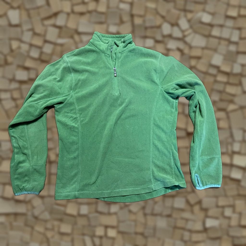 Vintage Storm Creek Sweater, Women's Large, Green, 1/4 Zip Up, Long Sleeve, Pullover, Mock Neck, Casual Wear, Women Size L / US 10 / IT 46 - 1 Thumbnail