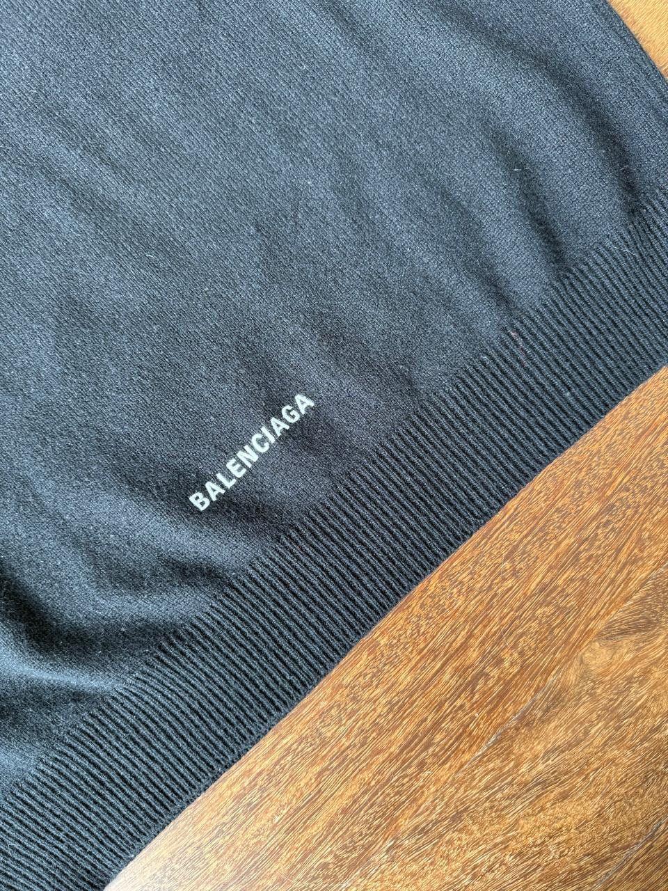 Balenciaga Balenciaga 100% Cashmere Sweater Black *Size S* Size US M / EU 48-50 / 2 - 7 Thumbnail