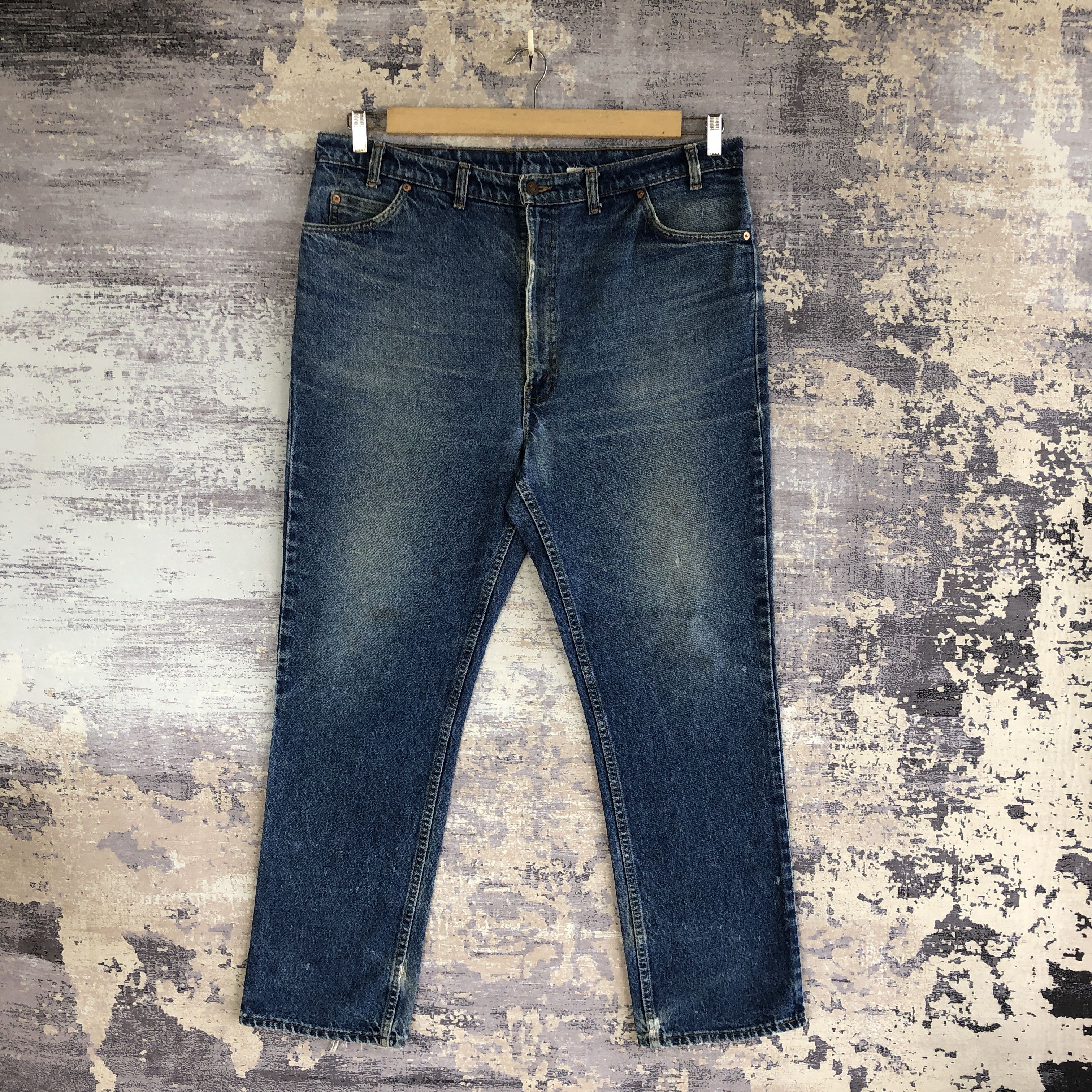 Vintage Levis 619 Orange Tab Jeans Levi's Stonewash Denim
