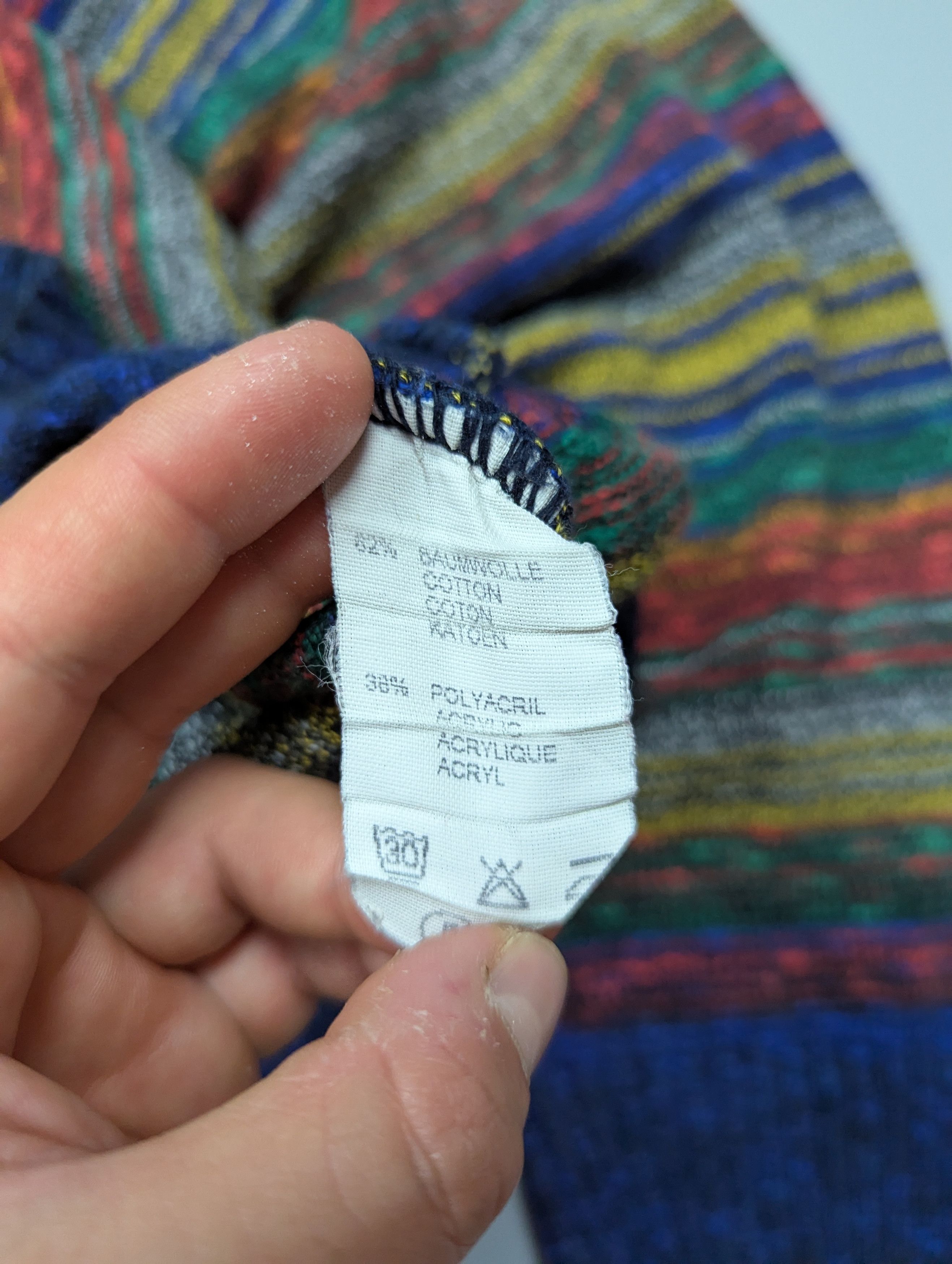 Vintage 90s Coogi Style Textured Sweater Cotton Traders Pullover Size US L / EU 52-54 / 3 - 11 Thumbnail