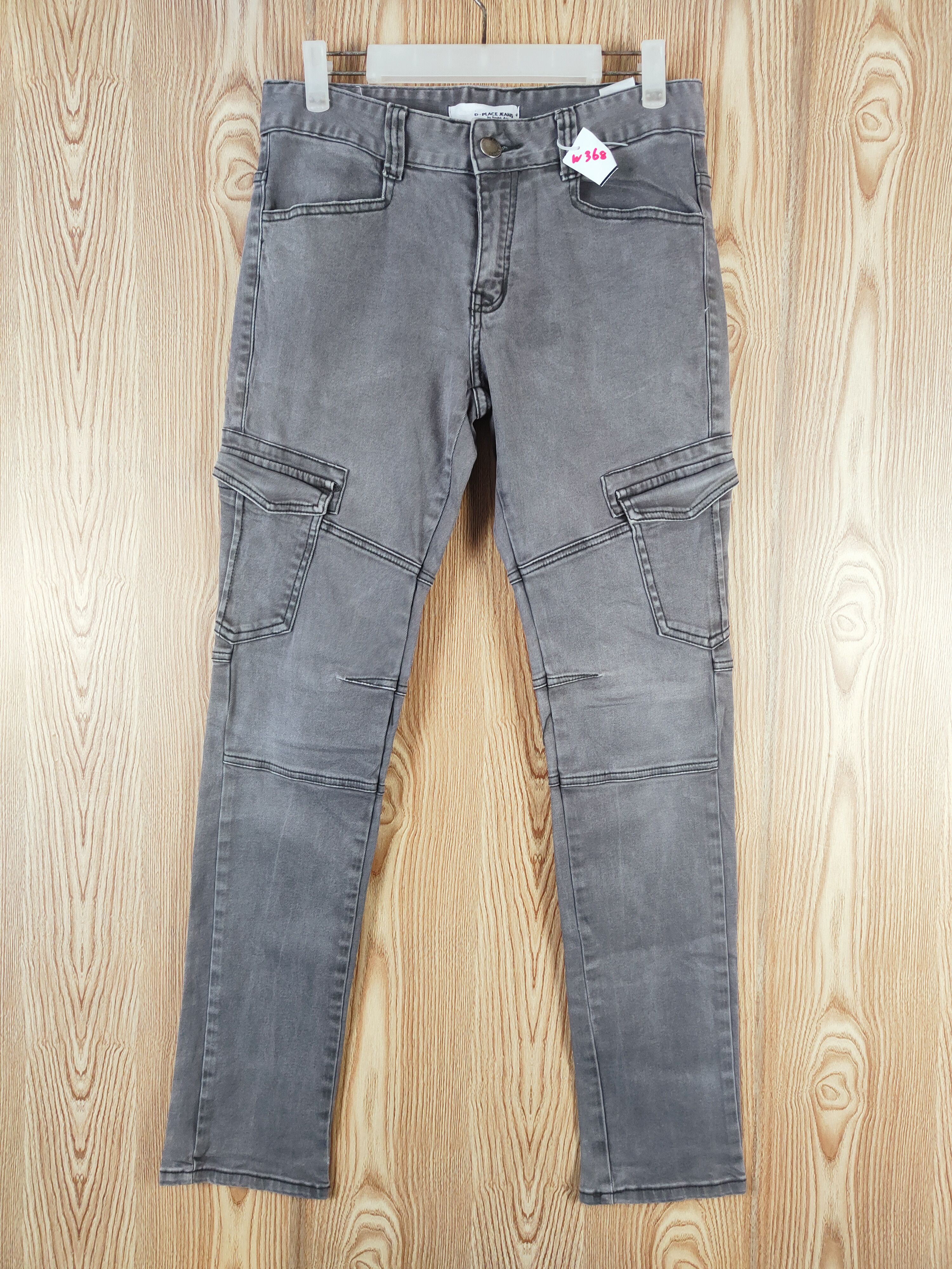 Japanese Brand Denim Place Dark Gray Multipocket Tactical Cargo Pants #W368 Size US 30 / EU 46 - 1 Thumbnail