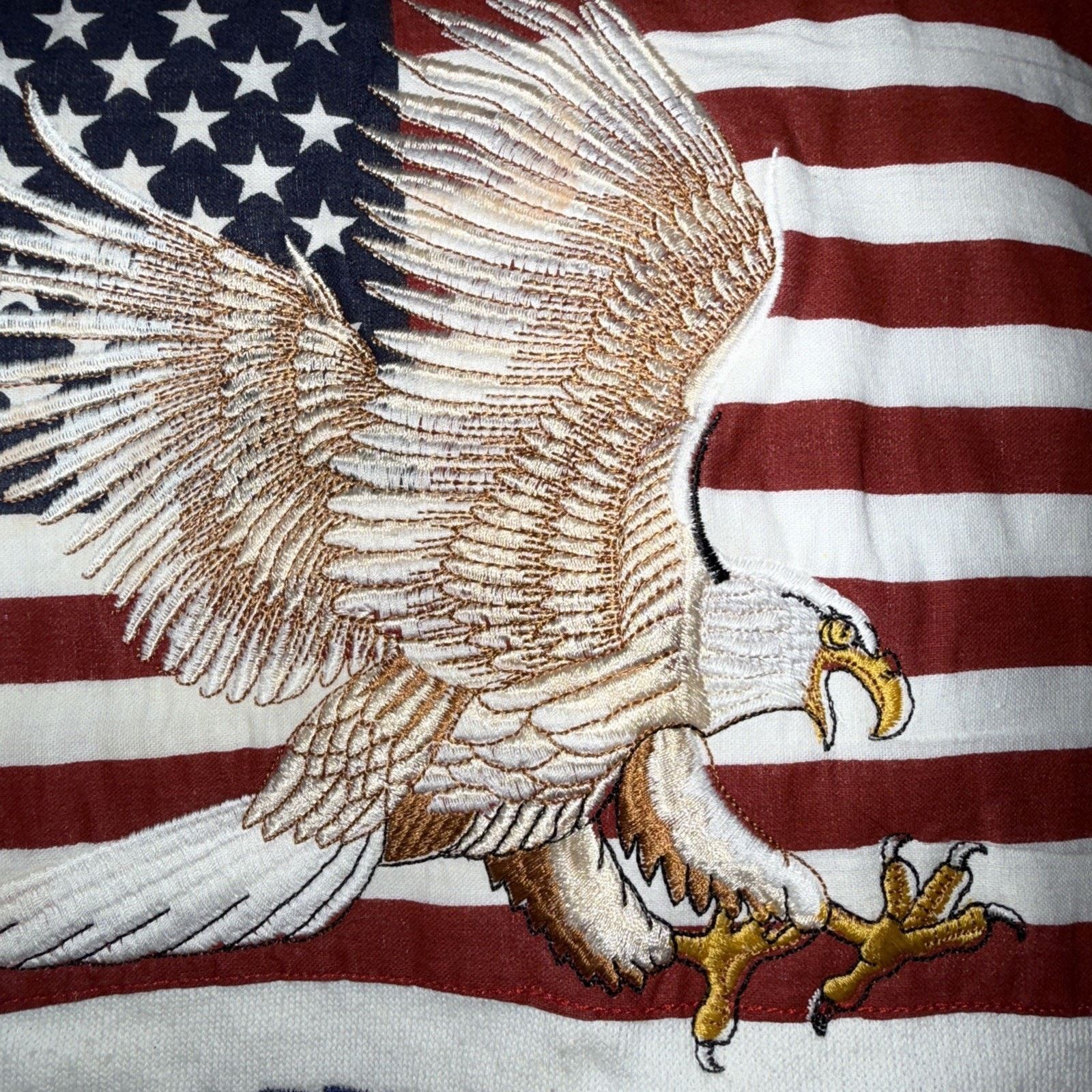 Hanes Vintage Desert Storm Shield 90’s Sweatshirt White XL Eagle Size US XL / EU 56 / 4 - 4 Thumbnail