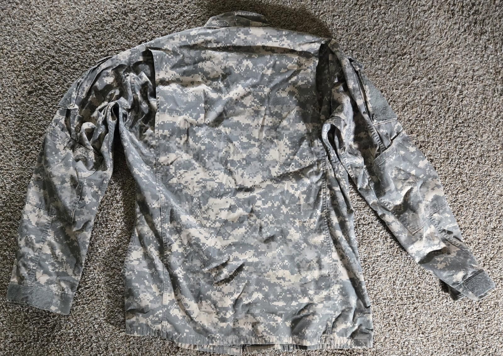 Designer ACU Shirt/Coat Medium X-Long USGI Digital Camo Ripstop Army Size ONE SIZE - 9 Thumbnail