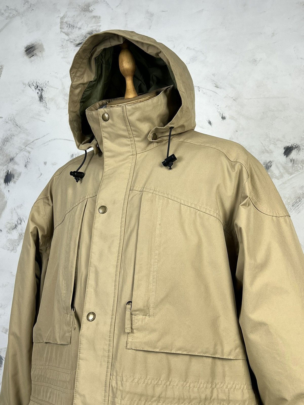 Orvis Vintage Orvis Hooded Field Jacket Size M - L Size US M / EU 48-50 / 2 - 2 Thumbnail