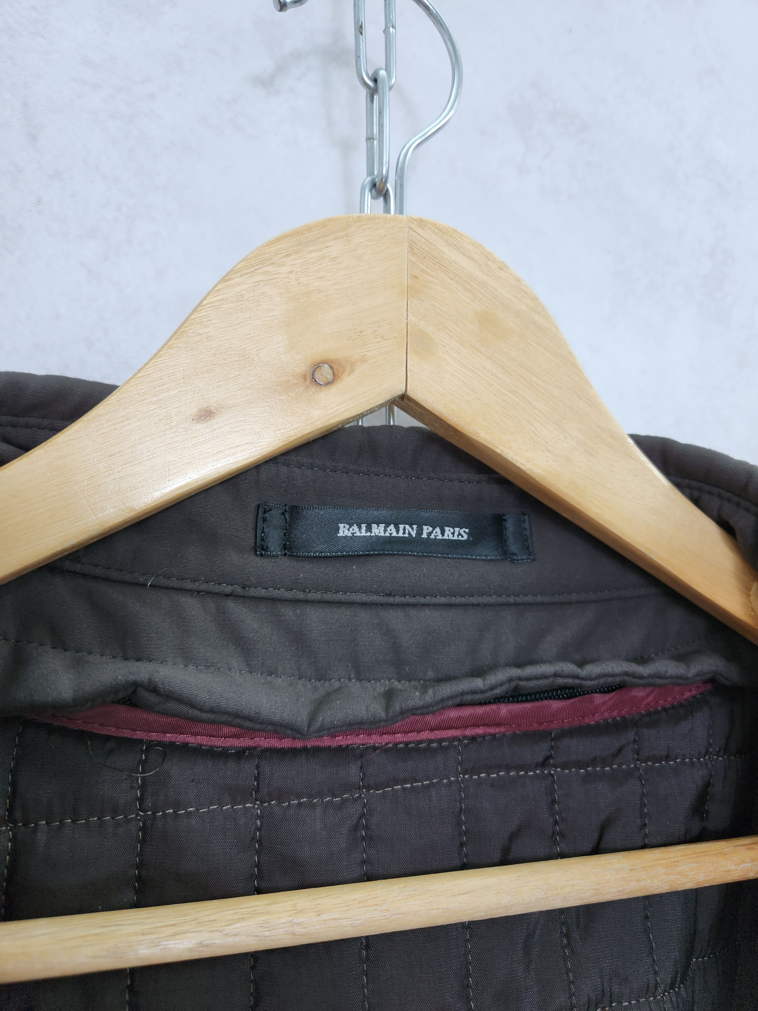 Balmain Balmain Paris Vintage 90's Trench Coat middle length Jacket Size US M / EU 48-50 / 2 - 3 Thumbnail