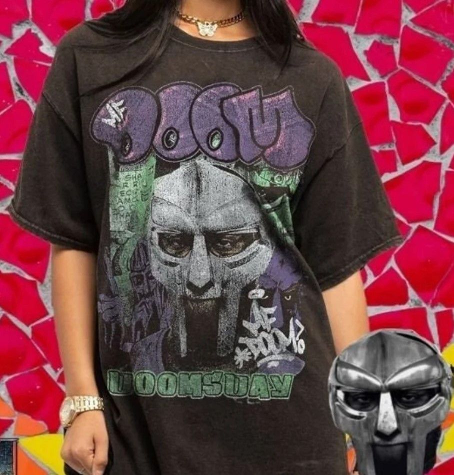 MF Doom MF Doom T-shirt MF Doom Rap RnB HipHop Shirt Tee Size US XL / EU 56 / 4 - 4 Thumbnail