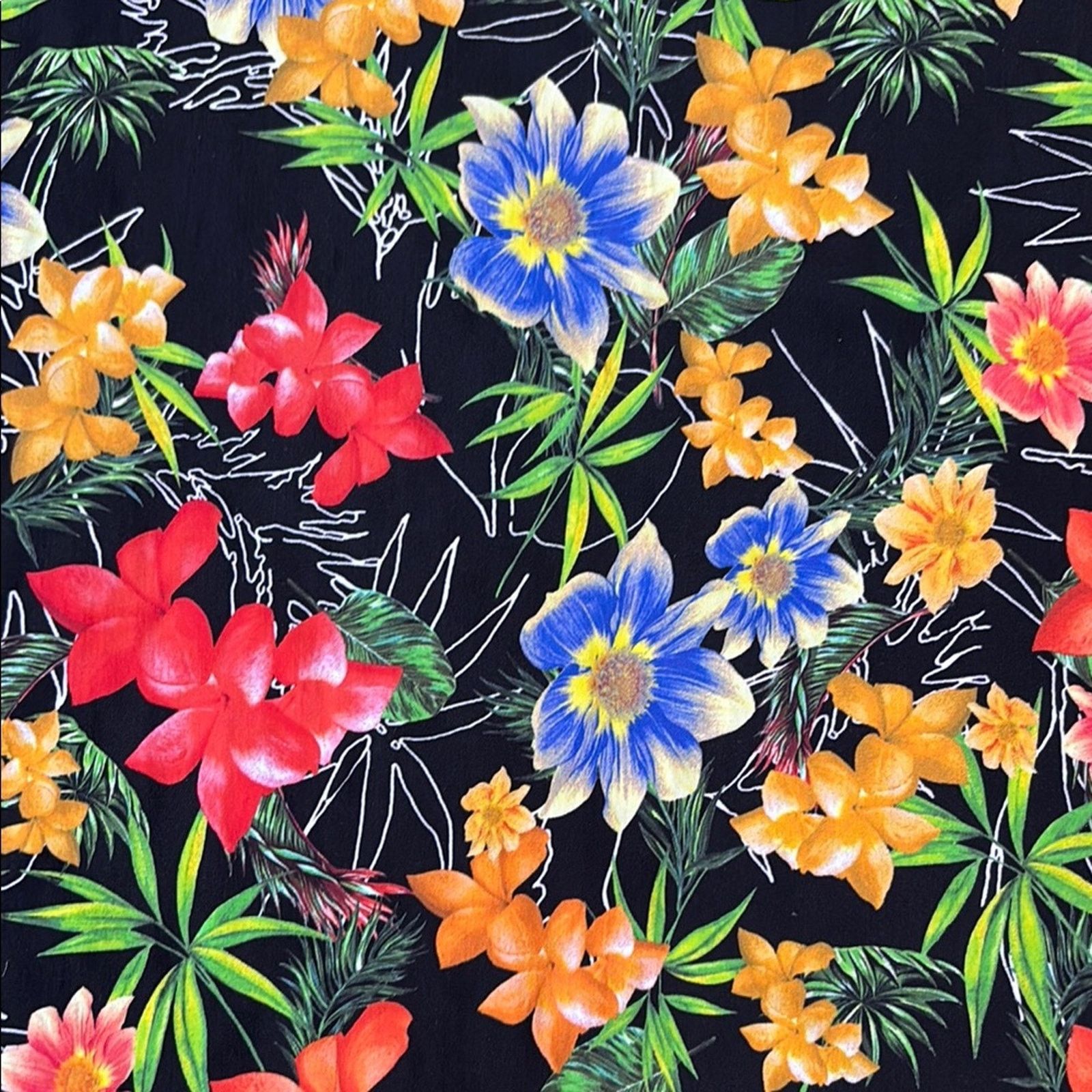 Ermanno Scervino NWT Ermanno Scervino Pareo Floral Swim Sarong - One Size Size 26" / US 2 / IT 38 - 3 Thumbnail