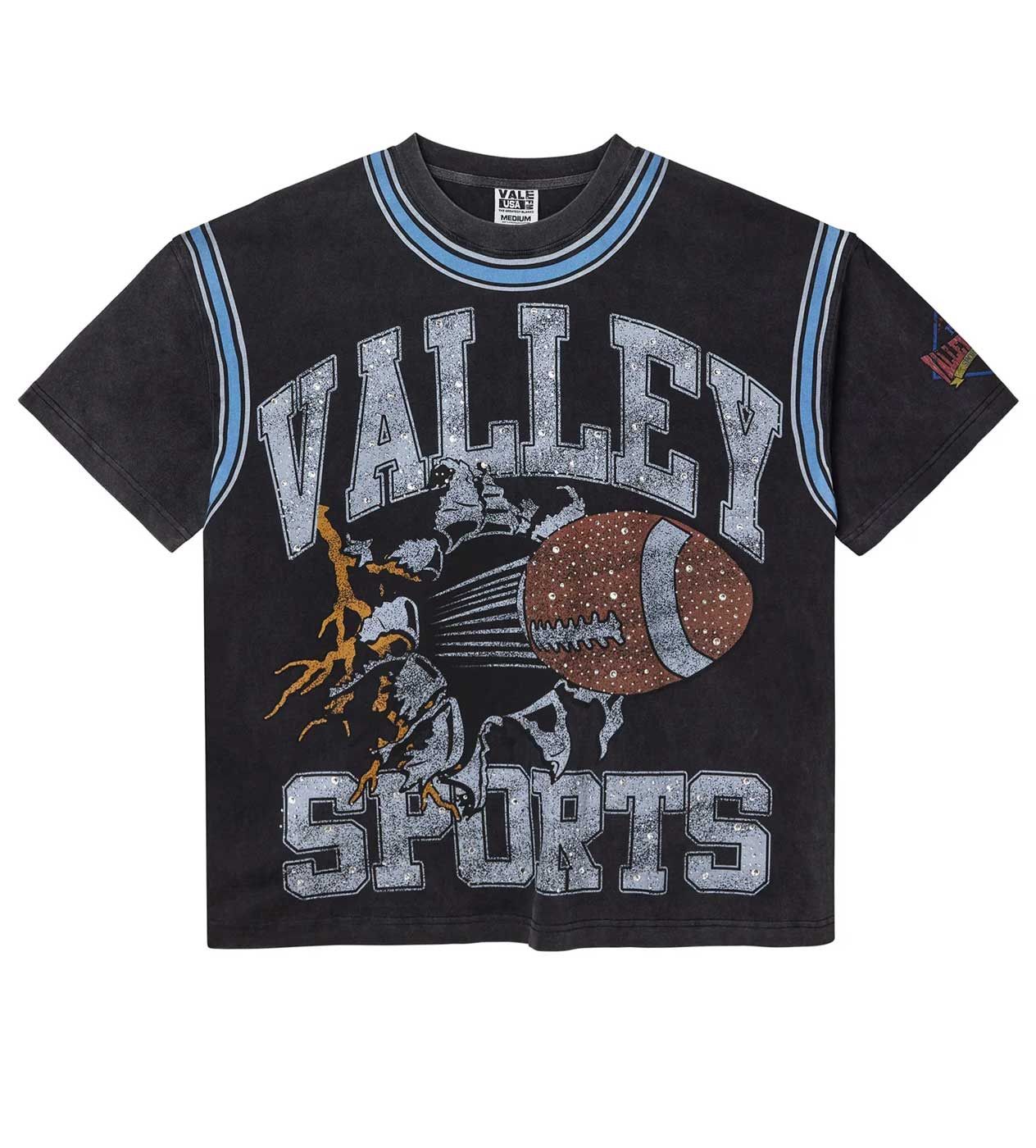 Vale Vale Forever 'Classic Bling' Vintage Black Tee Size US XL / EU 56 / 4 - 1 Thumbnail