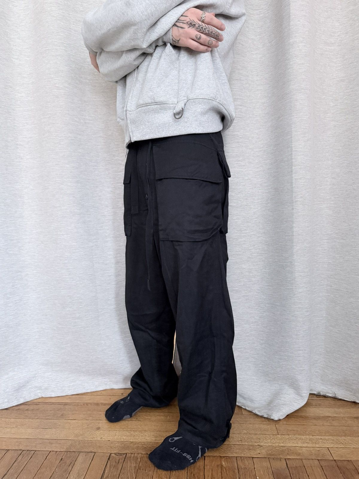 Takahiromiyashita The Soloist. AW17 TheSoloist Herringbone Cargo Pants Size US 34 / EU 50 - 3 Thumbnail
