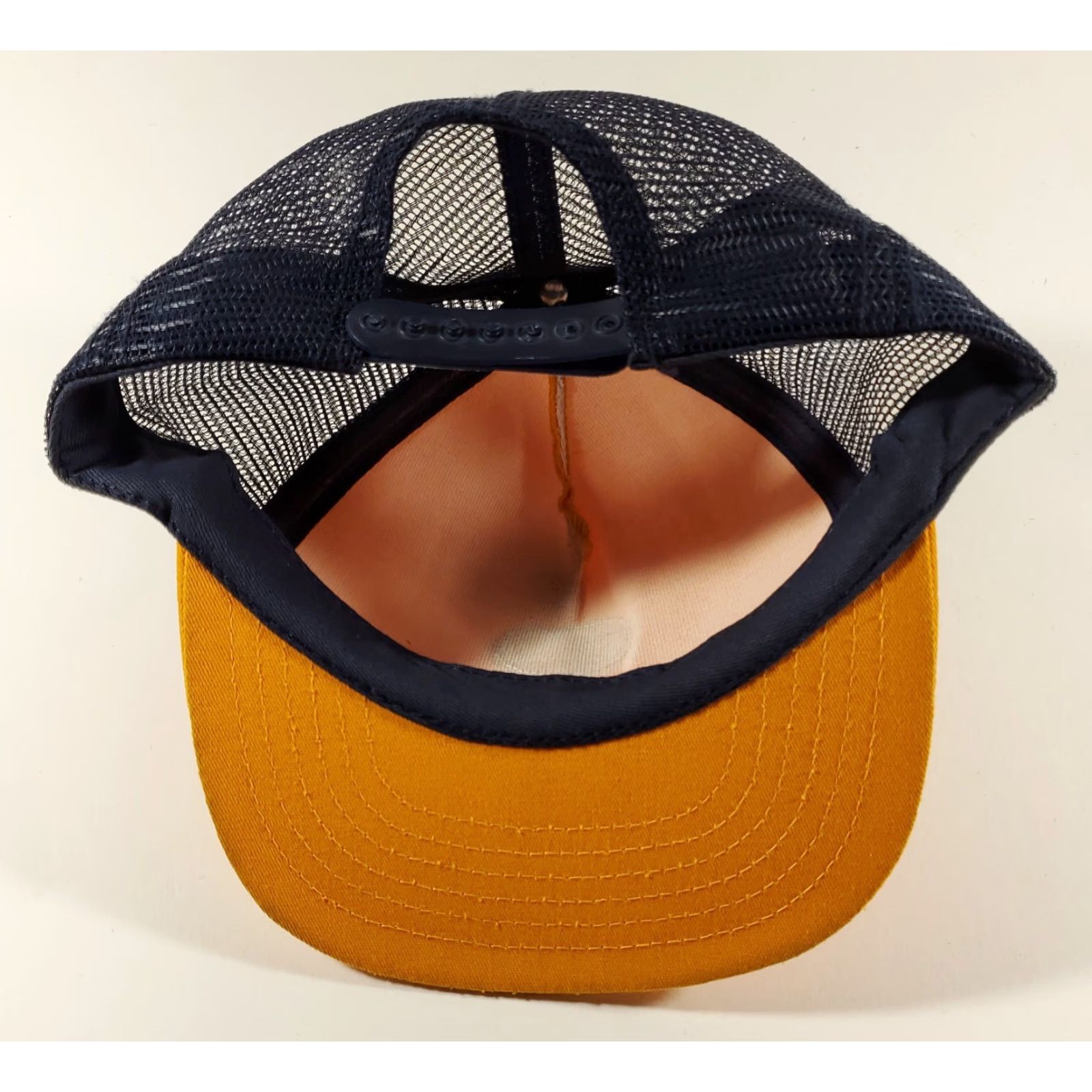 Vintage VINTAGE 80s Lions Club Hat Cap Snapback Trucker Adjustable Clean Blue Yellow Mens S Cap Hat USA Lions Club Mens Blue Trucker Adjustable Cap Size ONE SIZE - 4 Thumbnail