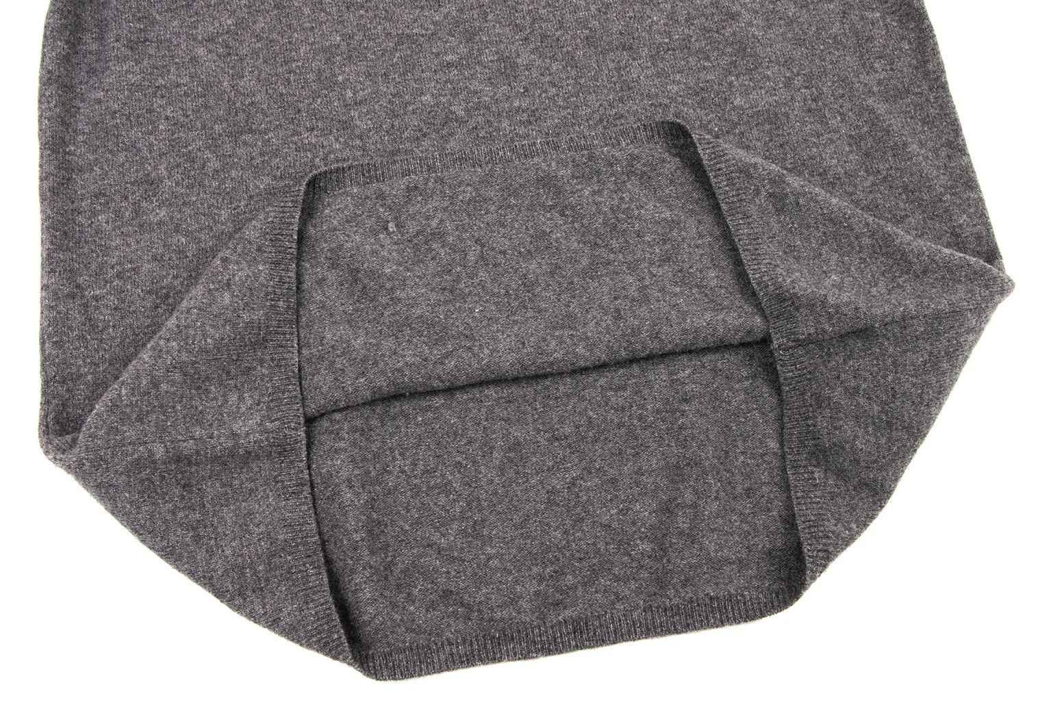 Armani Collezioni Cashmere Blend High Neck Short Sleeve Knit in Gray 48 Size US XXS / EU 40 - 6 Thumbnail