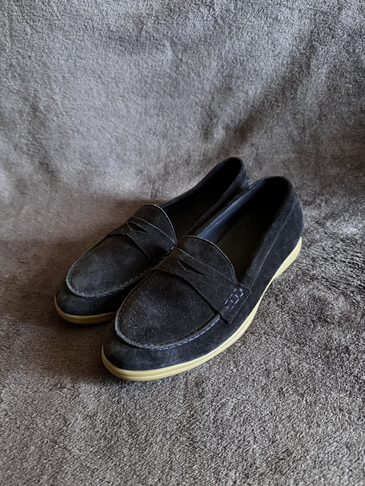 Brunello Cucinelli Brunello cucinelli suede navy loafers Size US 8.5 / EU 41-42 - 5 Thumbnail