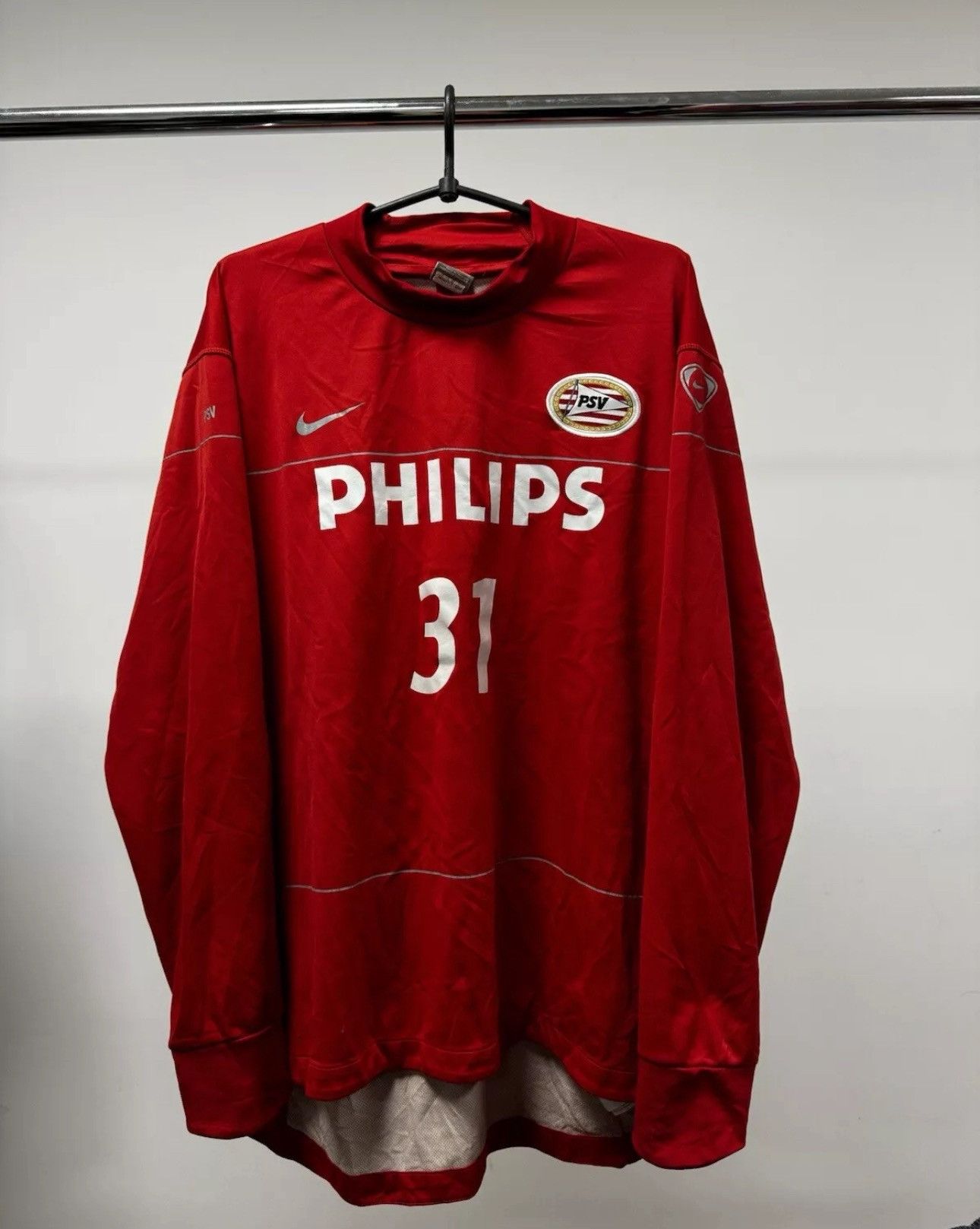 Nike Vintage Nike PSV Philips 31 Long sleeve Jersey Men’s Xl Size Size US XL / EU 56 / 4 - 1 Thumbnail