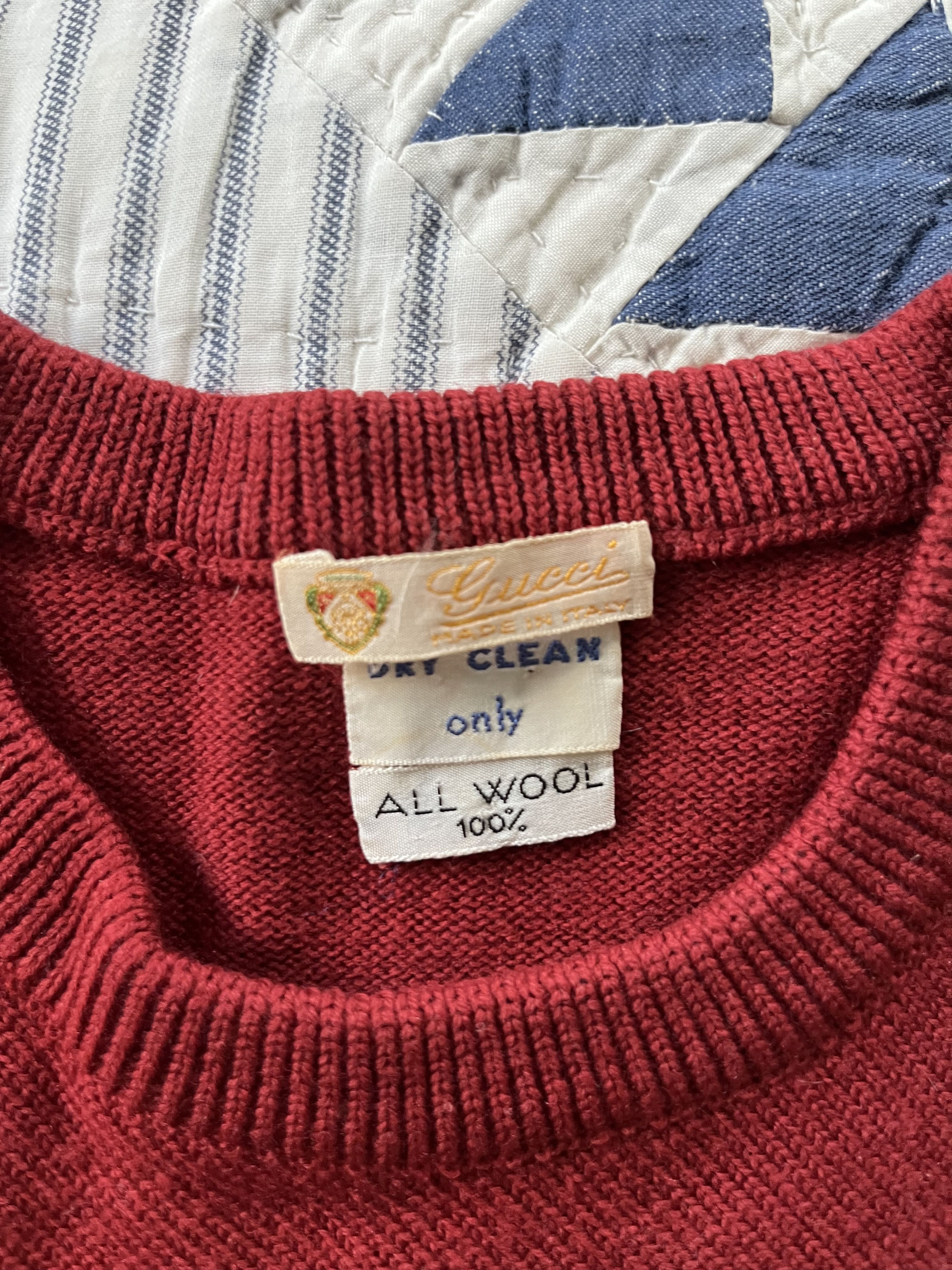Gucci Vintage Gucci Wool Sweater Size ONE SIZE - 2 Thumbnail