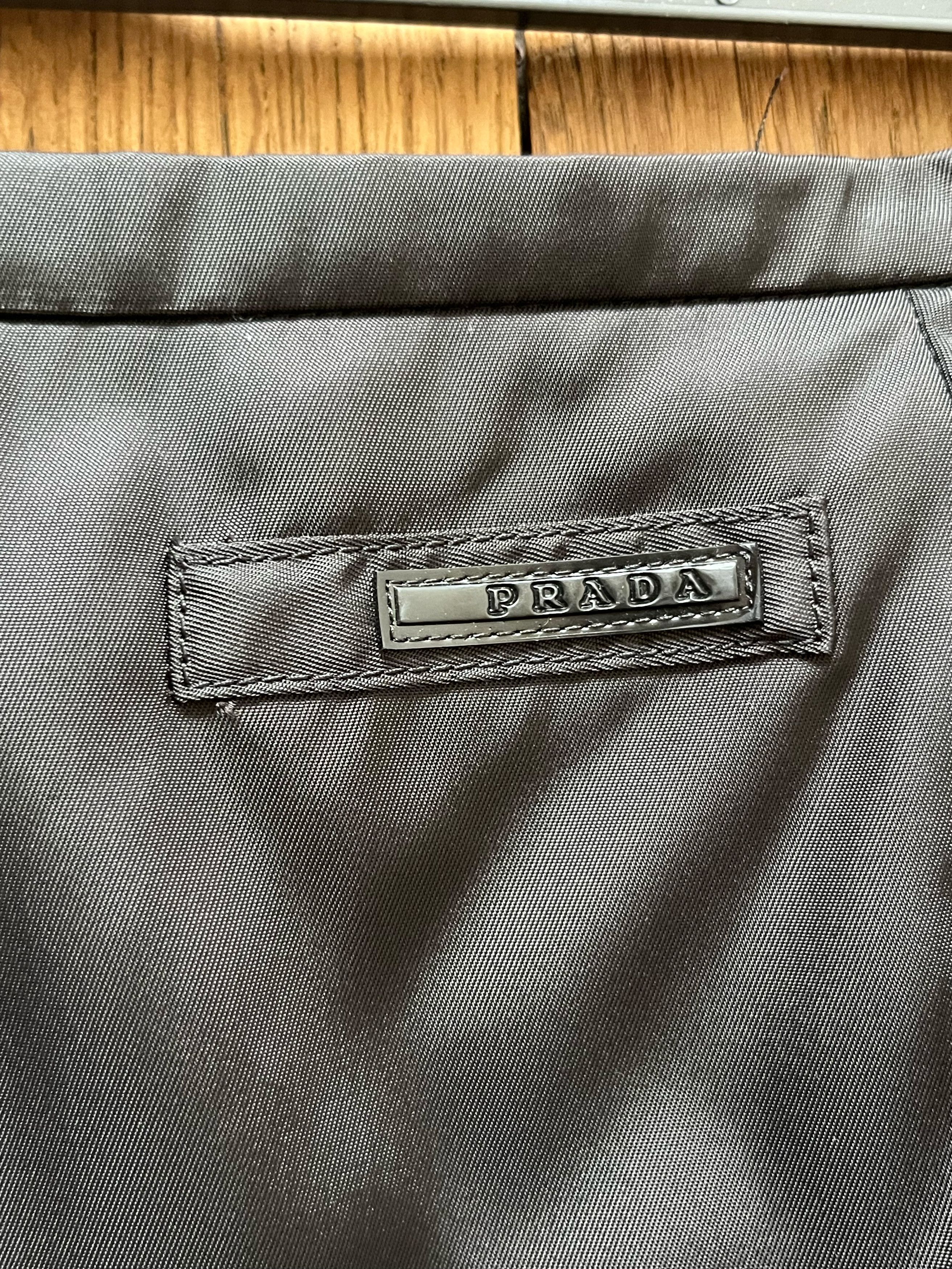Prada Prada nylon skirt with front faux fur panel Size 27" / US 4 / IT 40 - 3 Thumbnail