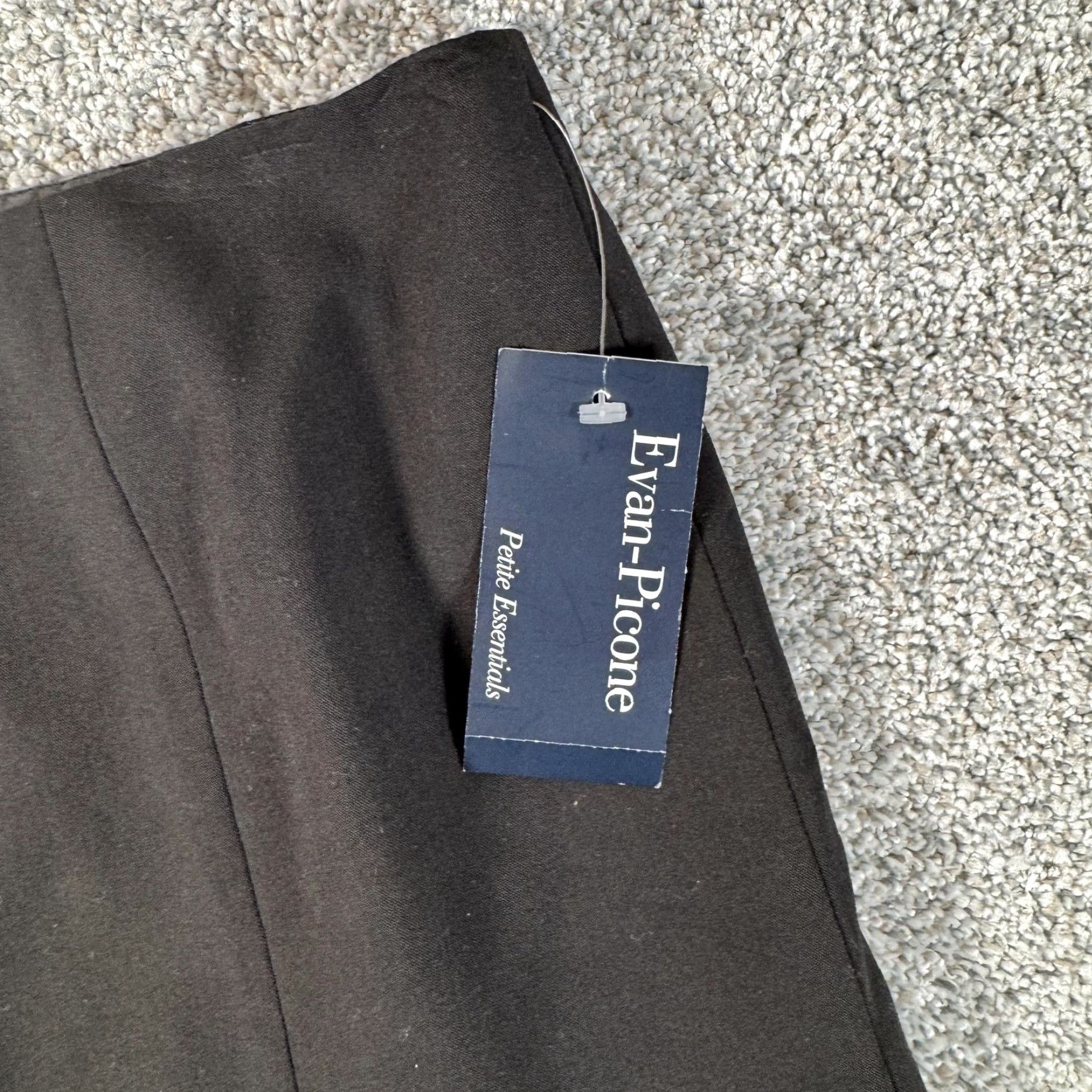 Evan Picone Evan-Picone Skirt Size 14P Petite Stretch Core Suiting Minimalist Career Classic Size 36" / US 14 / IT 50 - 2 Thumbnail