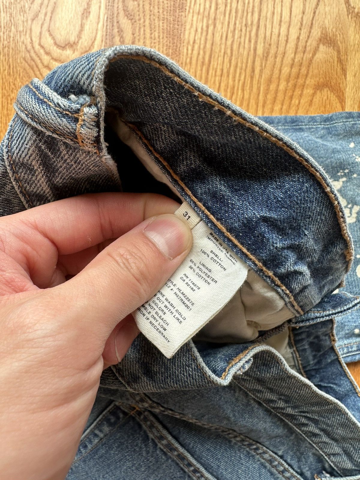 Helmut Lang Helmut Lang Painters Size US 31 - 4 Thumbnail