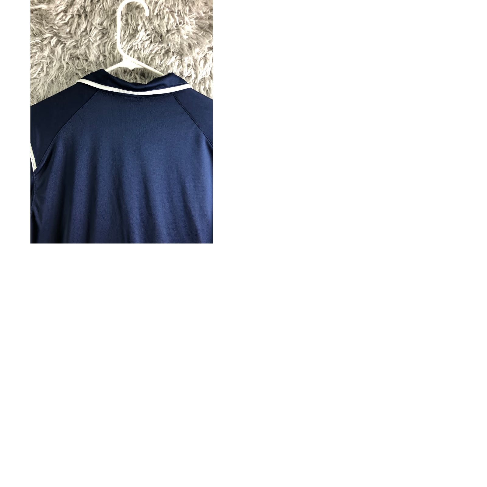 Nike Nike Polo XL Short Sleeve Blue Dri-Fit Nike Dri-Fit Polo Mens Regular Blue Logo) Size US XL / EU 56 / 4 - 9 Thumbnail
