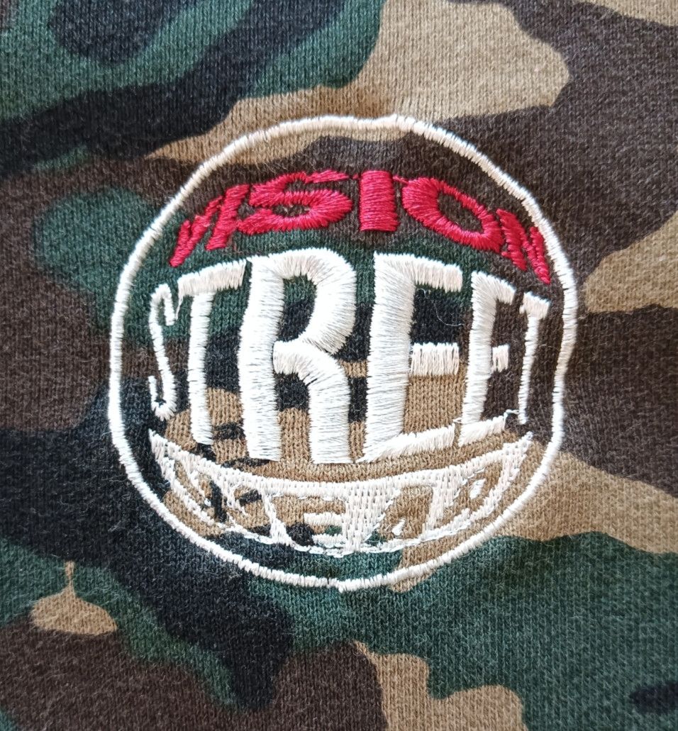 Japanese Brand VARSITY JACKET VISION STREET WEAR STYLE CAMO Size US M / EU 48-50 / 2 - 9 Thumbnail