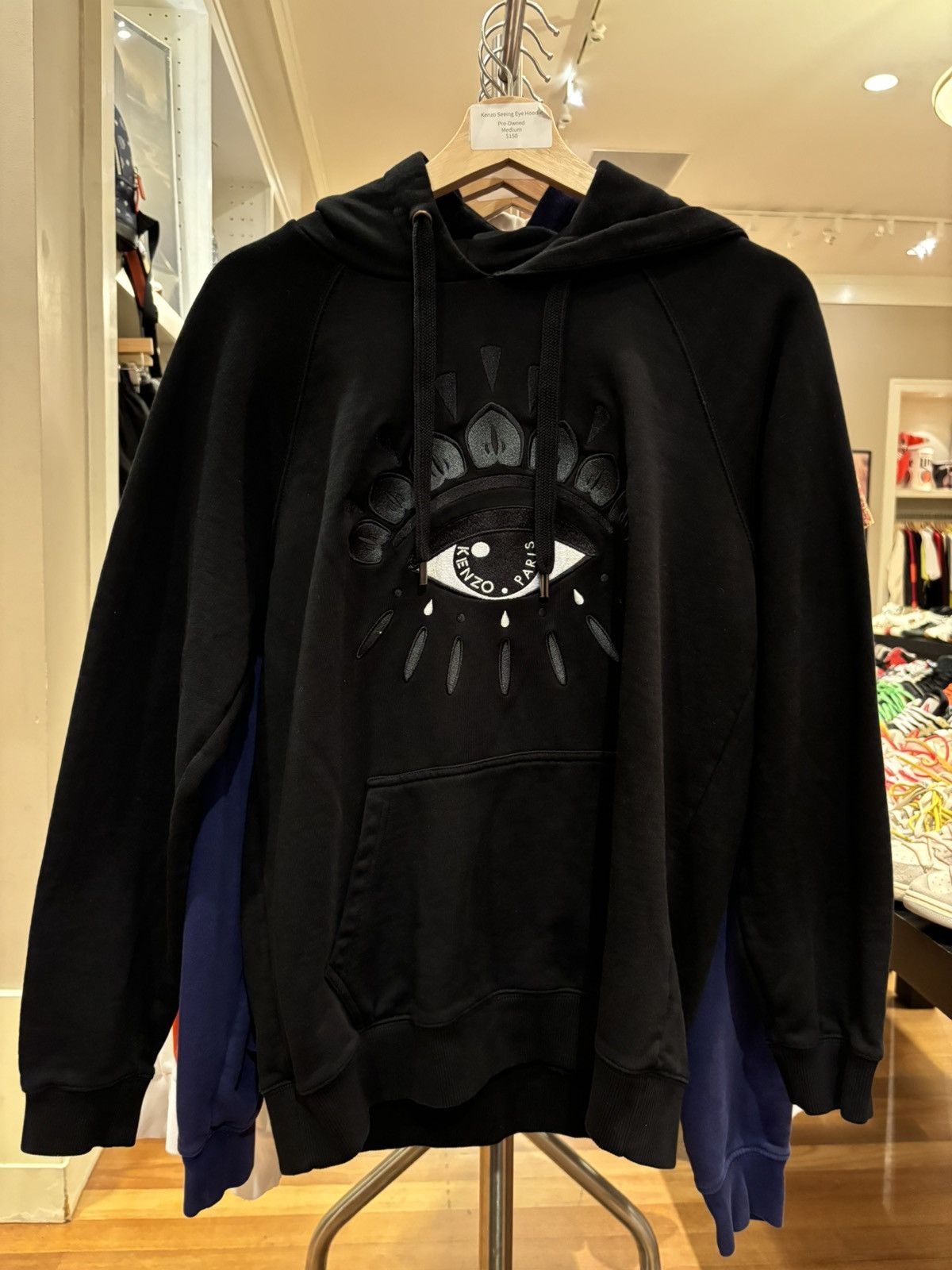 Kenzo eye hoodie mens online