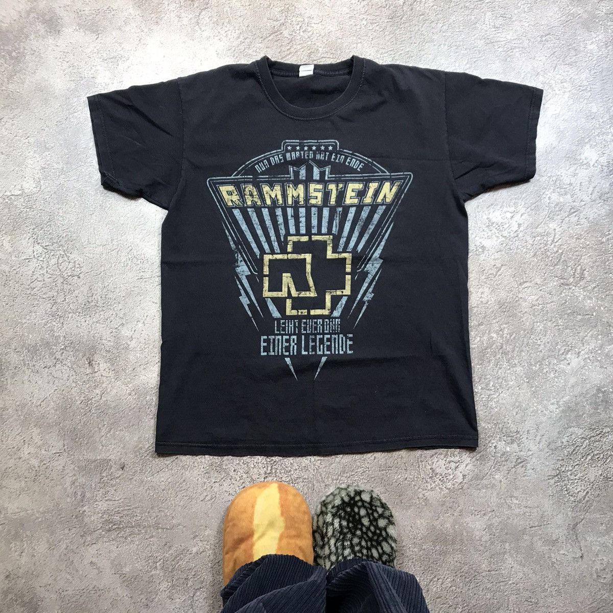 Vintage Vintage Rammstein Band Tee Sun Faded Graphic Tee Grunge M Size US M / EU 48-50 / 2 - 2 Thumbnail