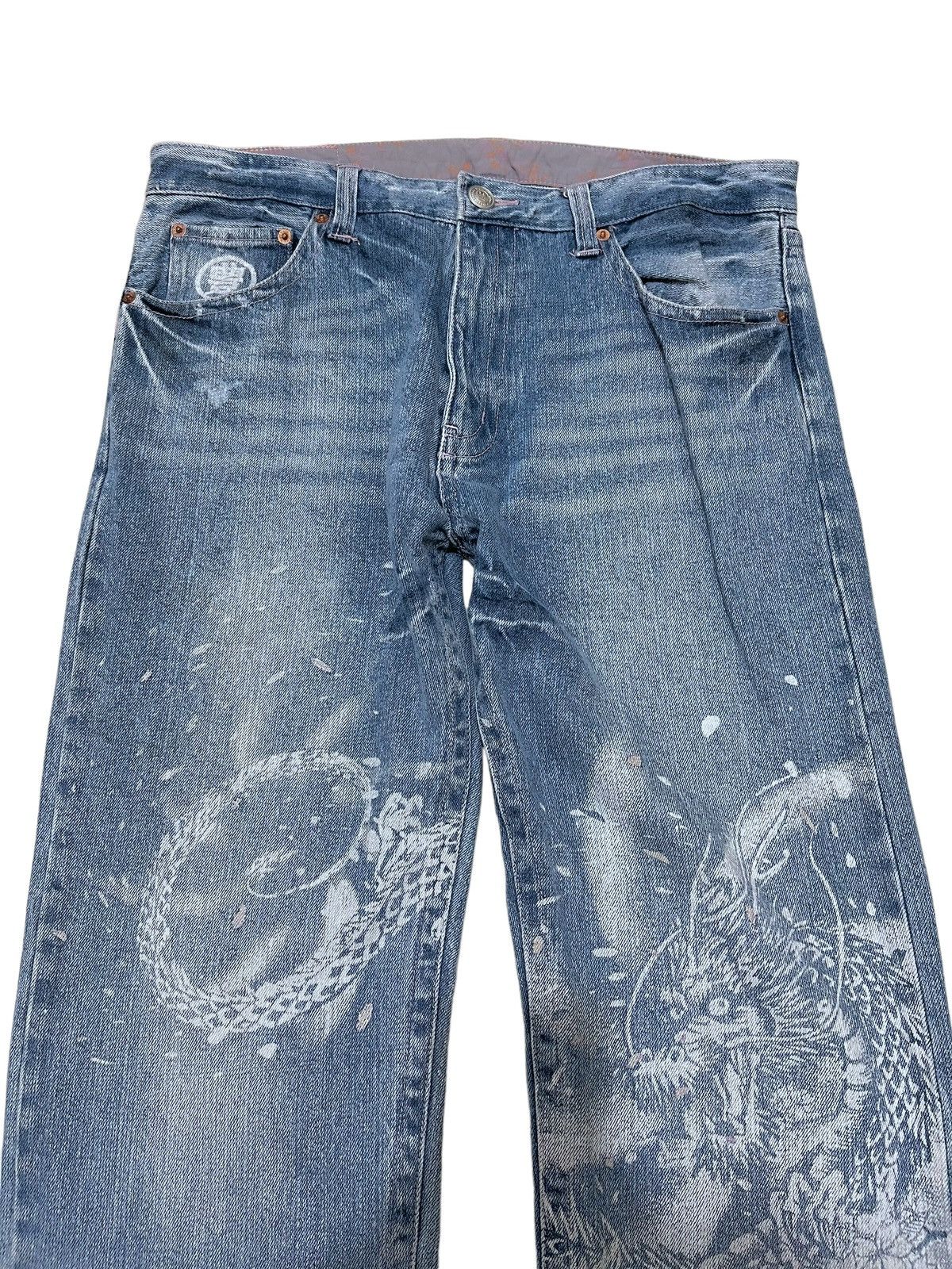 If Six Was Nine × Japanese Brand Senba dragon japanese jeans Size US 34 / EU 50 - 5 Thumbnail