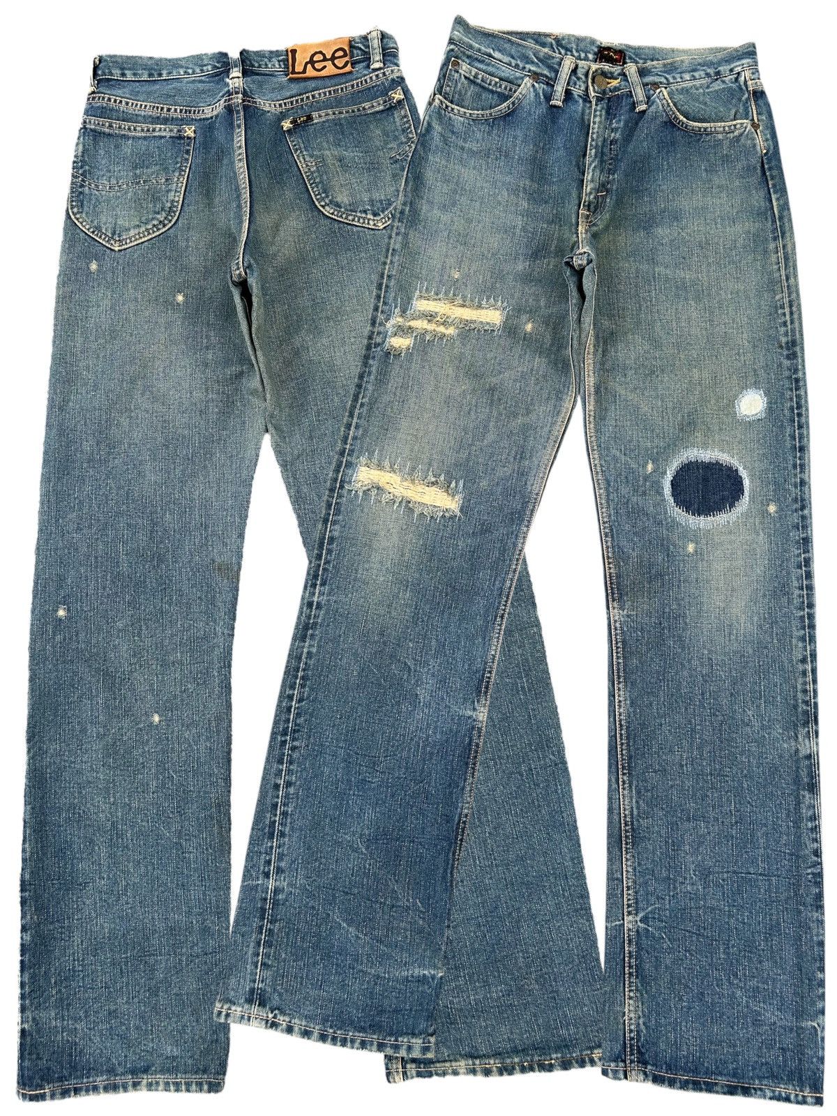 Kapital VINTAGE LEE HALF SELVEDGE JAPANESE DISTRESSED DENIM JEANS Size US 29 - 1 Thumbnail