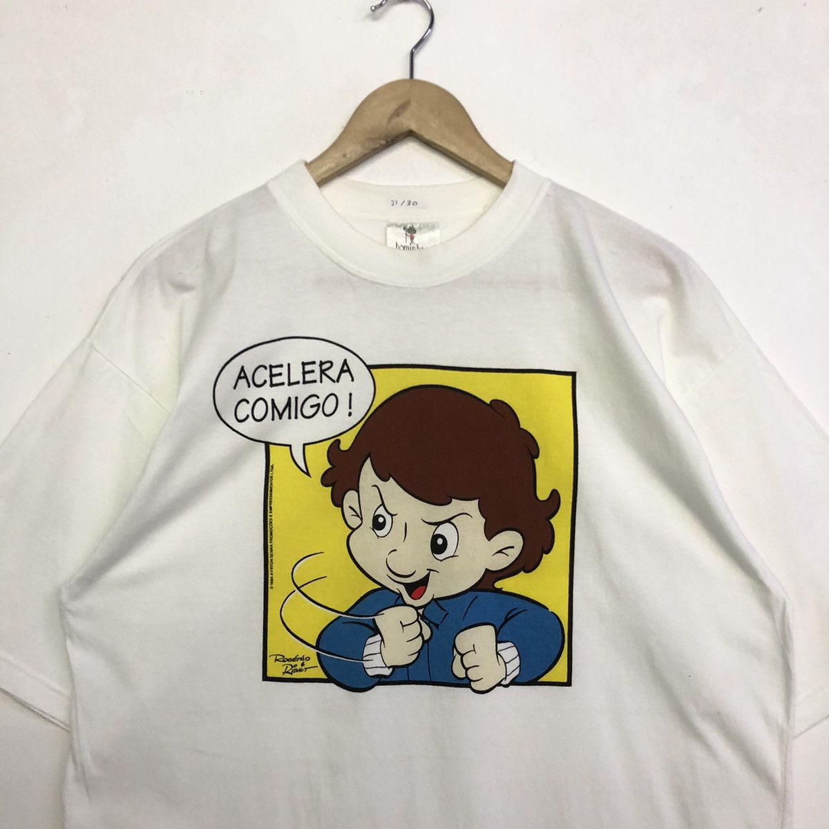 Formula 1 × Vintage Vintage 94 Aryton Senna Grafiti Tshirt Size US L / EU 52-54 / 3 - 2 Thumbnail