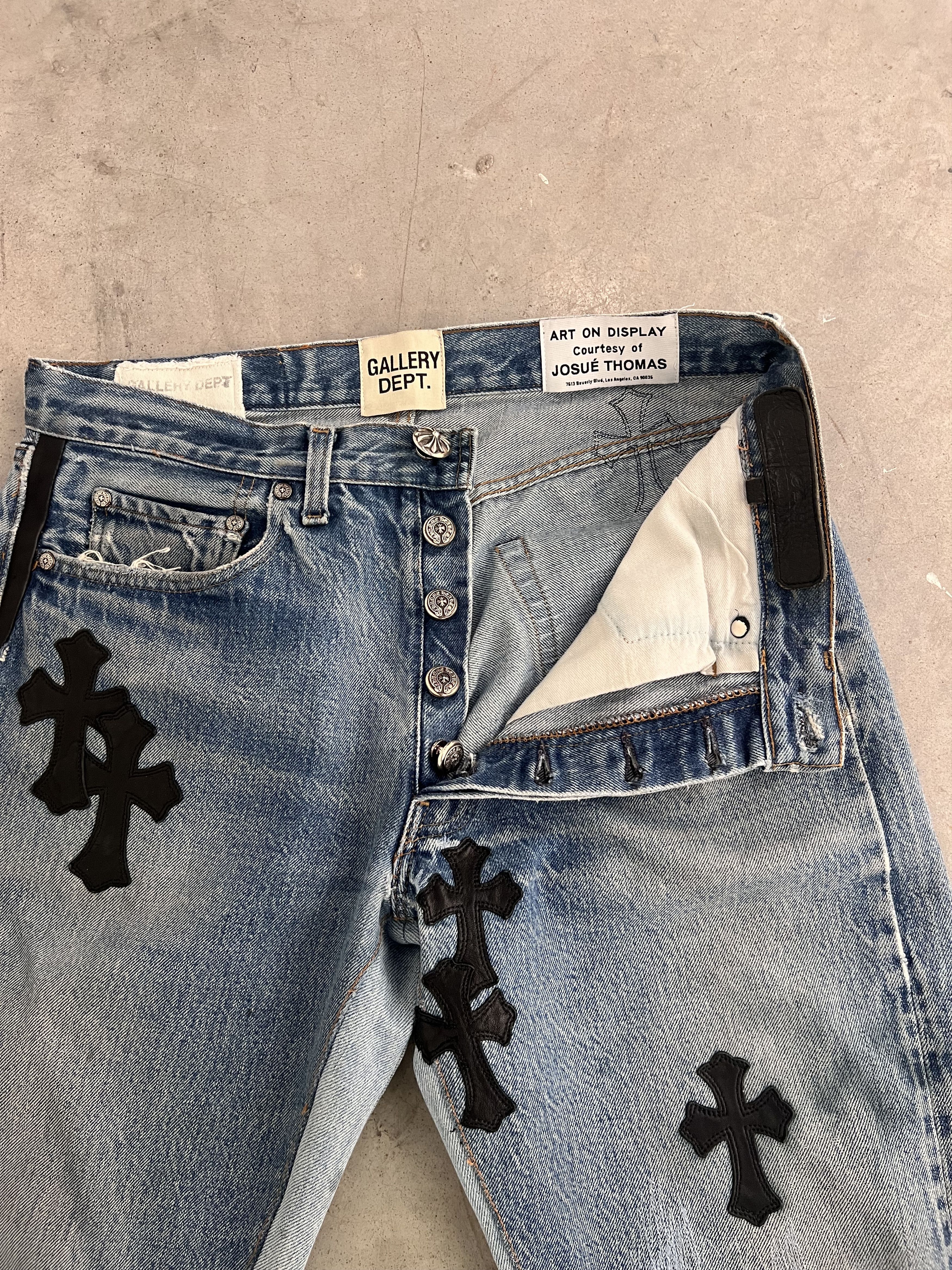 Chrome Hearts × Gallery Dept. Chrome Hearts Gallery Dept Flare Patch Size US 33 - 3 Thumbnail