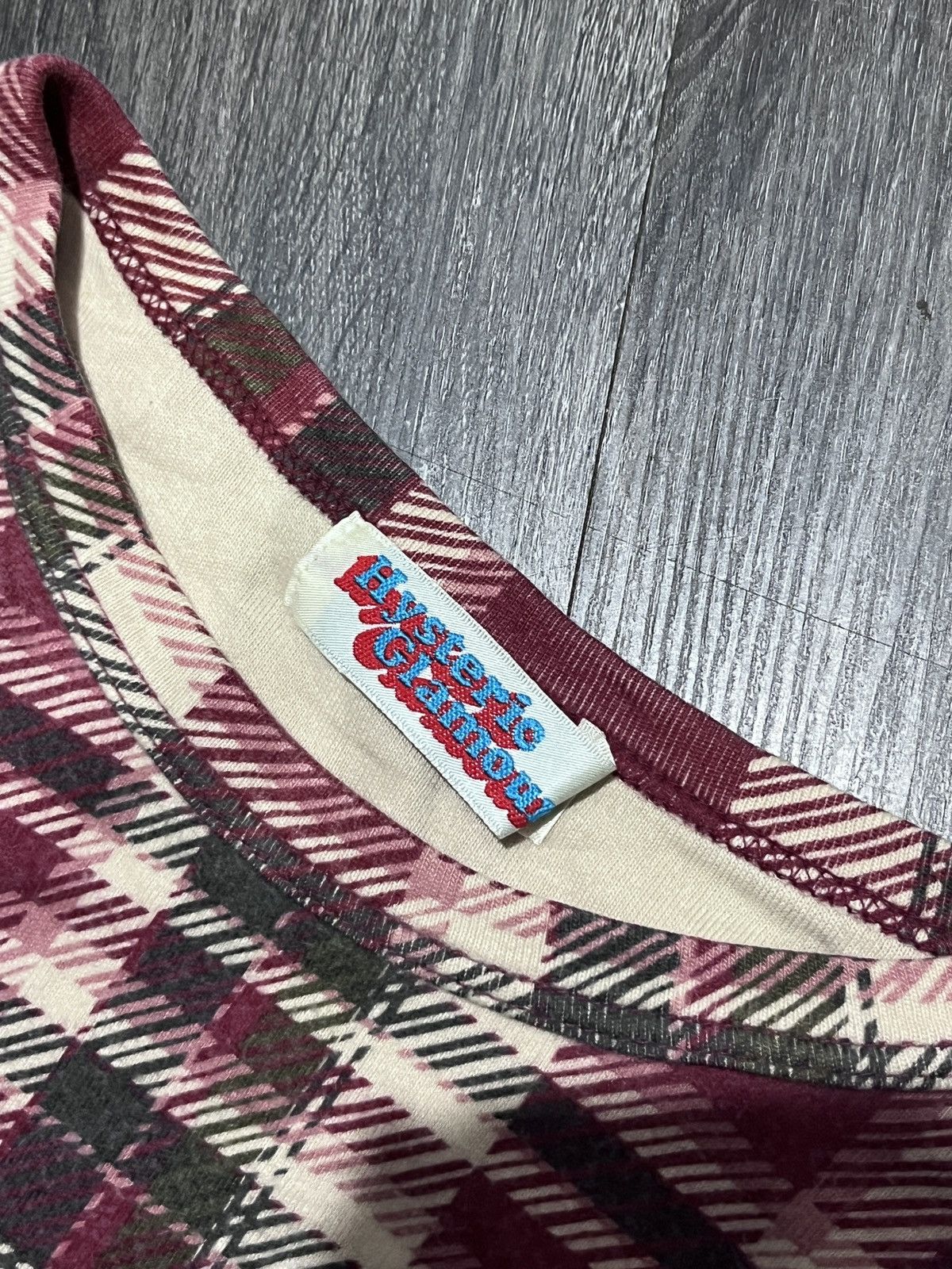 Hysteric Glamour Vintage Flannel Plaid Longsleeve Hysteric Glamour Y2K Punk Size XS / US 0-2 / IT 36-38 - 3 Thumbnail