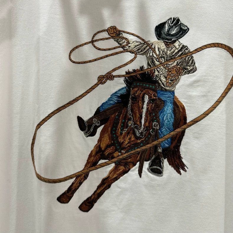 Louis Vuitton louis vuitton western cowboy pattern short sleeve Size US L / EU 52-54 / 3 - 3 Thumbnail