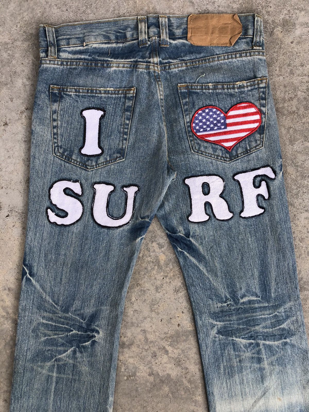 Japanese Brand Japanese Loma Distressed Jeans Patchwork Jeans Size US 32 / EU 48 - 8 Thumbnail