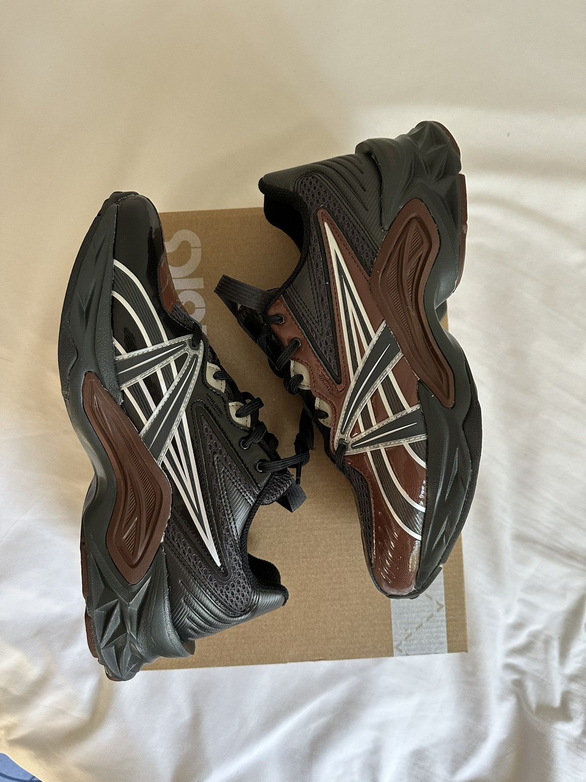 Asics × Kiko Kostadinov ASICS HN2-S Protoblast Chocolate Brown Graphite Grey Size US 8 / EU 41 - 2 Thumbnail