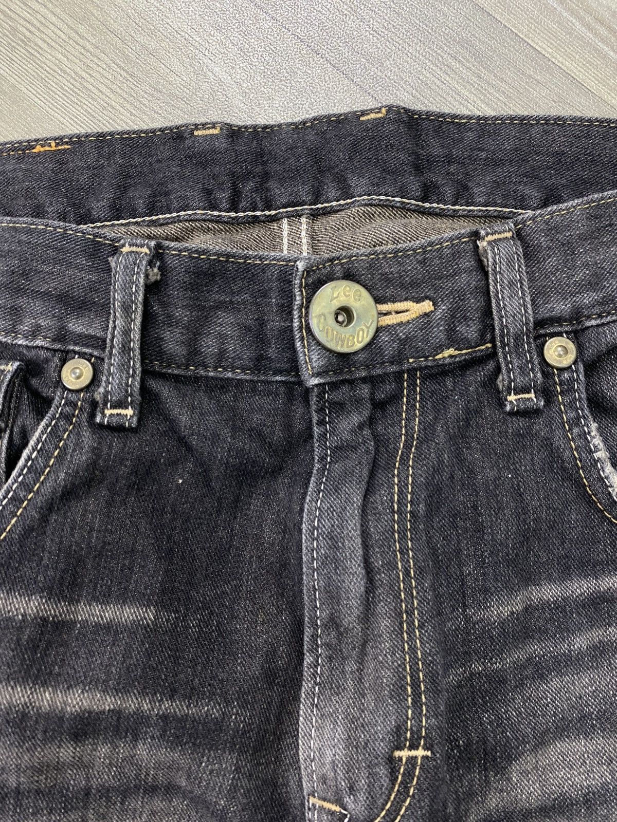 If Six Was Nine Vintage Lee Clawmark Faded Lgb Style Flared Jeans Y2K Size US 32 / EU 48 - 8 Thumbnail