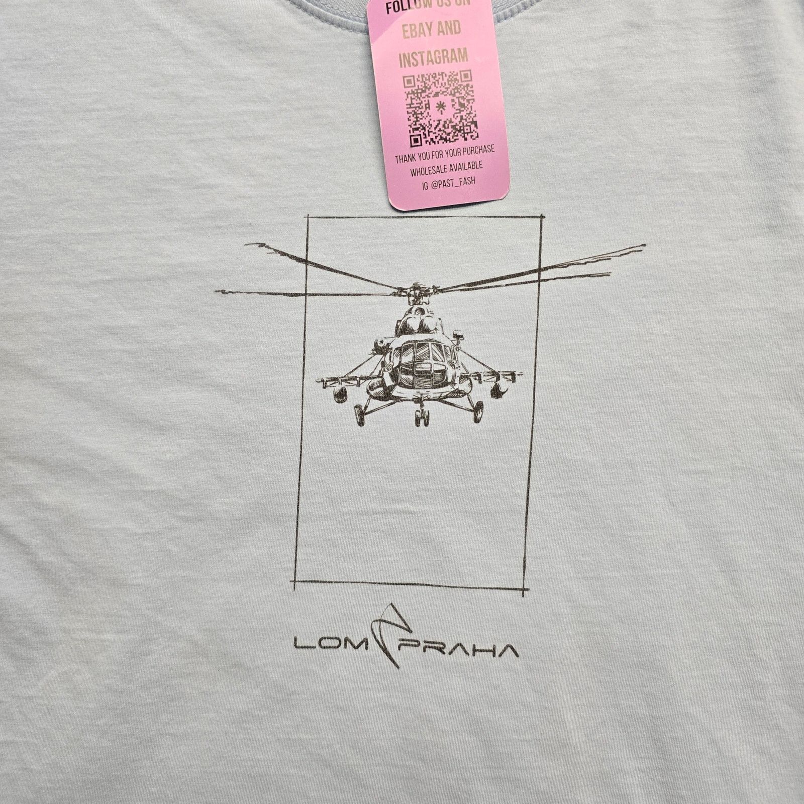 Other Lom Praha Mil Mi-17 Czech Republic Helicopter L Blue Tee Size US L / EU 52-54 / 3 - 2 Thumbnail
