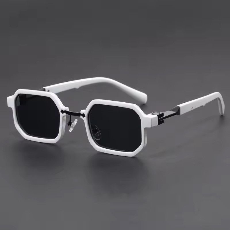 Electric Visual Hexagonal Angular Sunglasses - Minimalist Geometric Eyewear Size ONE SIZE - 2 Thumbnail