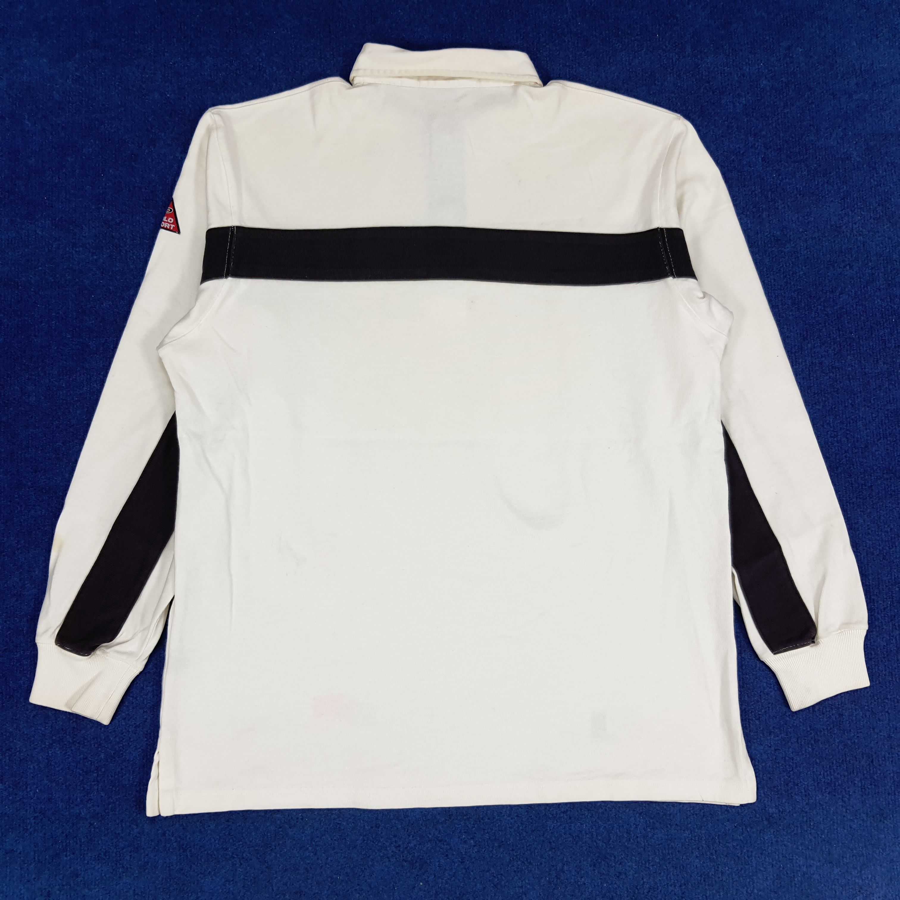 Polo Ralph Lauren × Vintage Vintage Polo Sport Ralph Lauren Long Sleeve Polo Shirt Size US XL / EU 56 / 4 - 3 Thumbnail