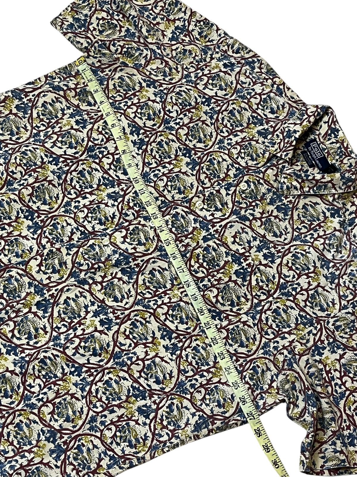 Polo Ralph Lauren VINTAGE POLO RALPH LAUREN BIRD PRINTED BUTTON UPS SHIRT Size US XL / EU 56 / 4 - 9 Thumbnail