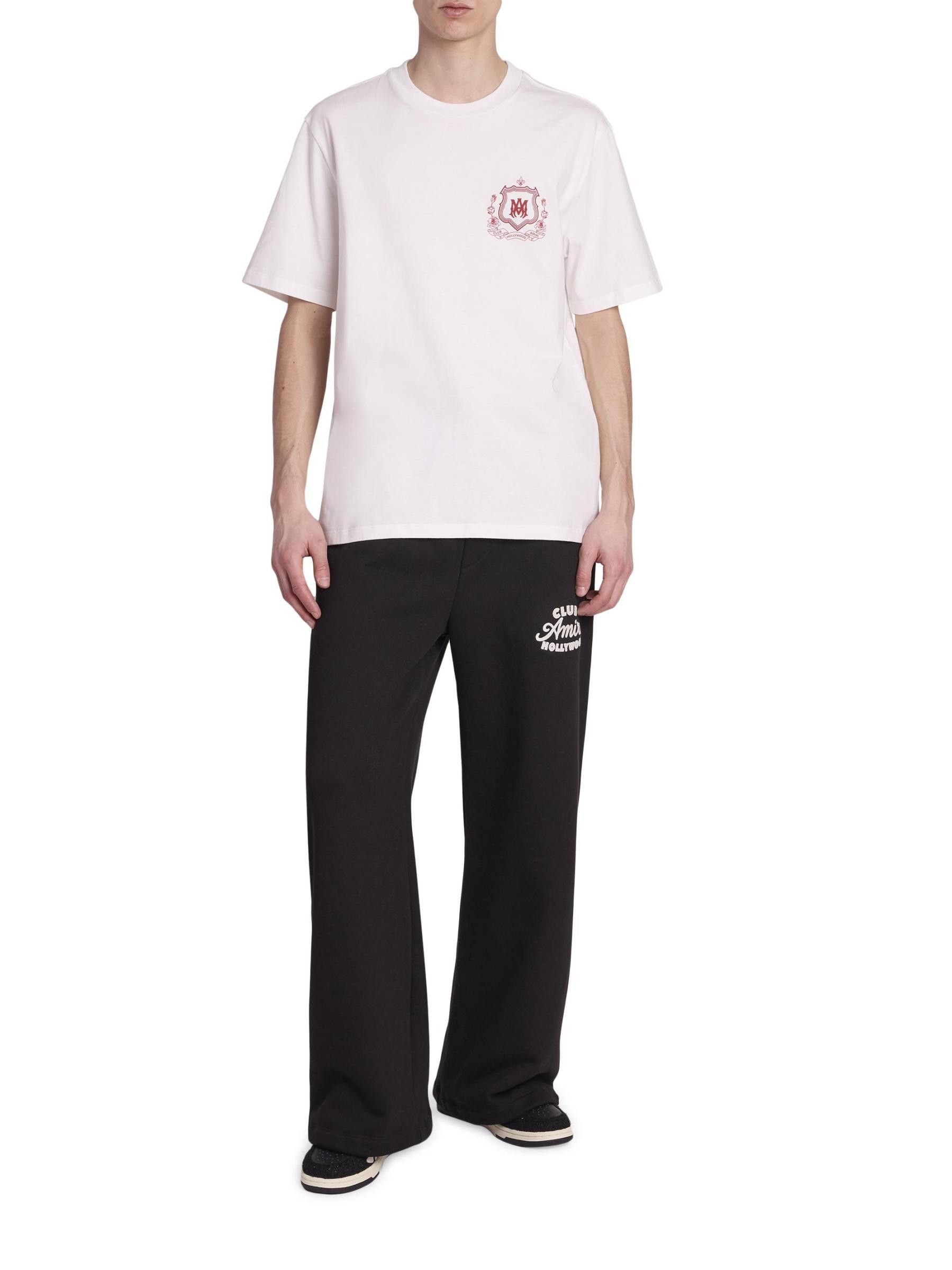 Amiri os11x1225 Club Wide-Leg Sweatpants & Joggers in Black Size US 36 / EU 52 - 6 Thumbnail