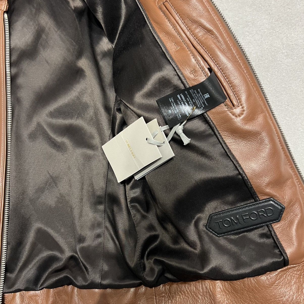 Tom Ford Tom Ford Leather Jacket in Small Size US S / EU 44-46 / 1 - 4 Thumbnail