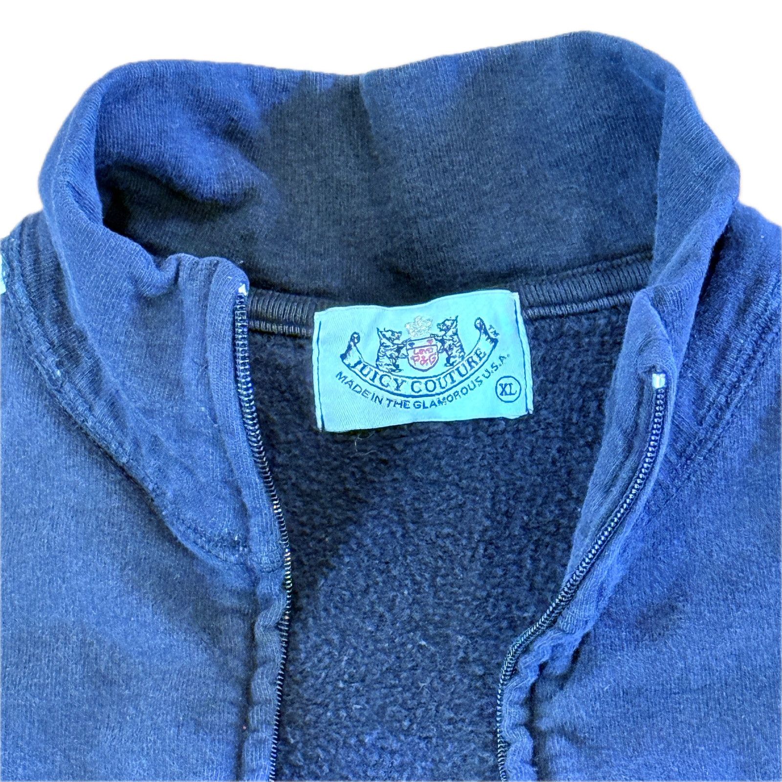 Juicy Couture Vintage Juicy Couture Blue Label Navy Track Jacket XL Size XL / US 12-14 / IT 48-50 - 5 Thumbnail