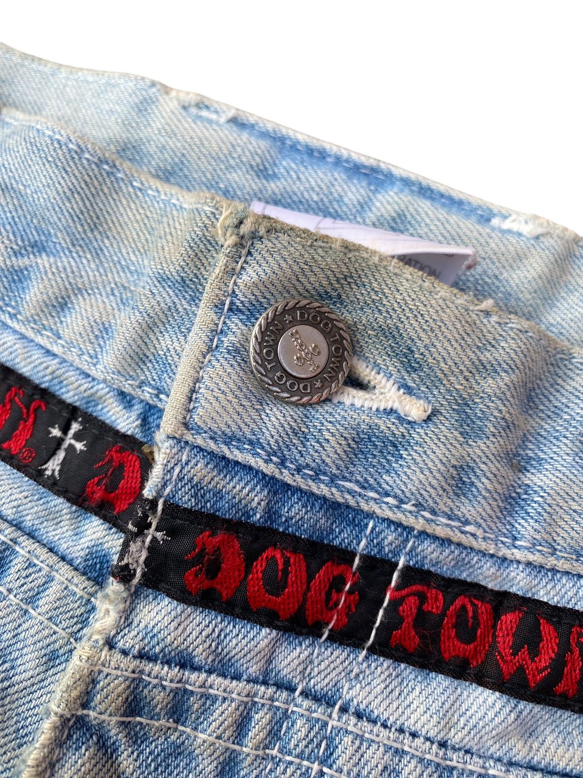 Dogtown × JNCO × Japanese Brand Vintage Dogtown Distressed Baggy Large Pocket Jeans. #D8 Size US 38 / EU 54 - 4 Thumbnail
