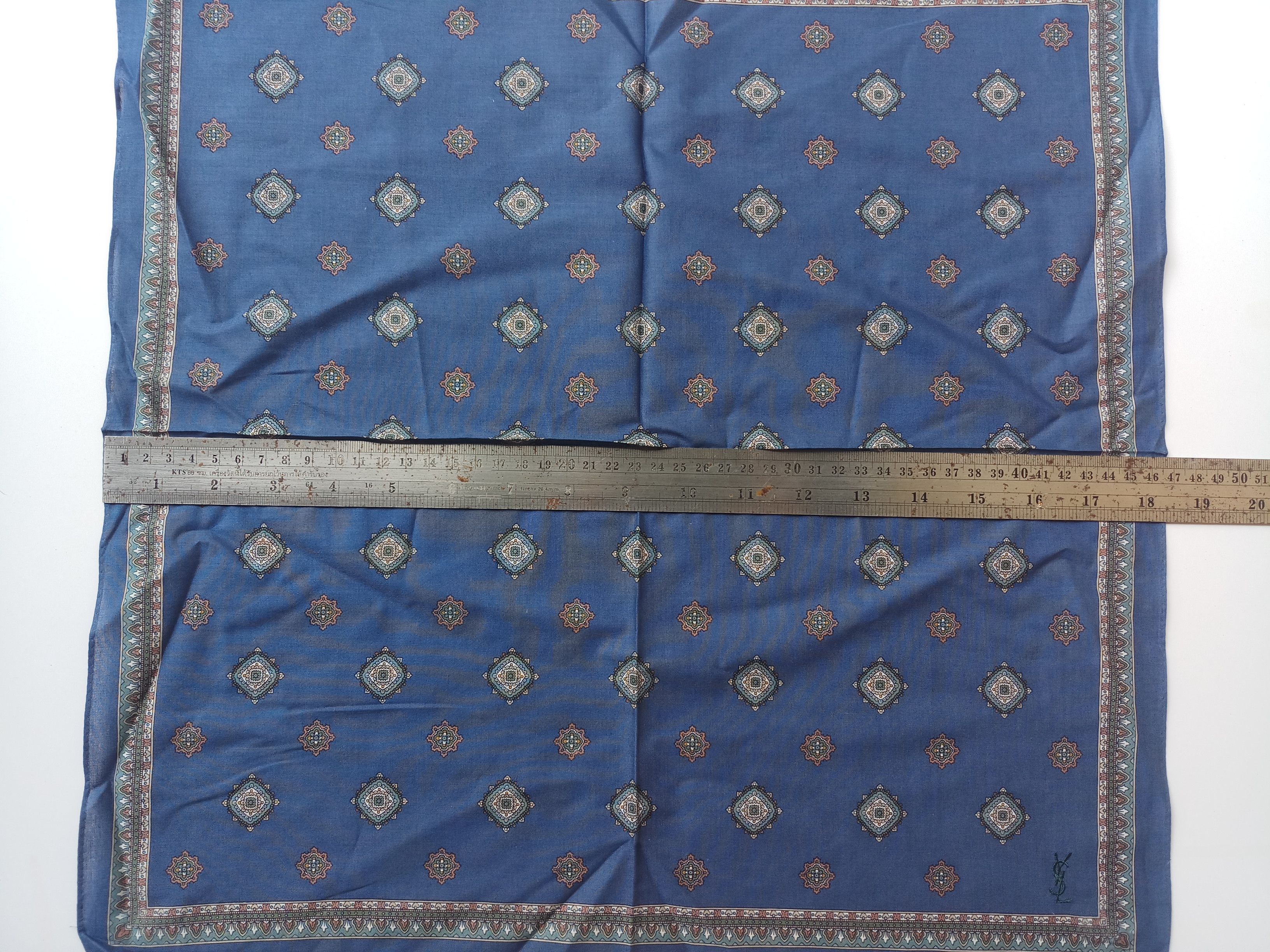 Yves Saint Laurent Yves saint laurent handkerchief cotton 100% Bandana Size ONE SIZE - 4 Thumbnail