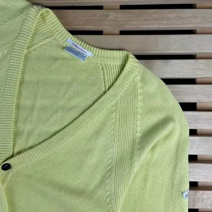 Adidas × Vintage Cardigan Sweater Adidas Vintage Originals Size 54 yellow Size US L / EU 52-54 / 3 - 2 Thumbnail